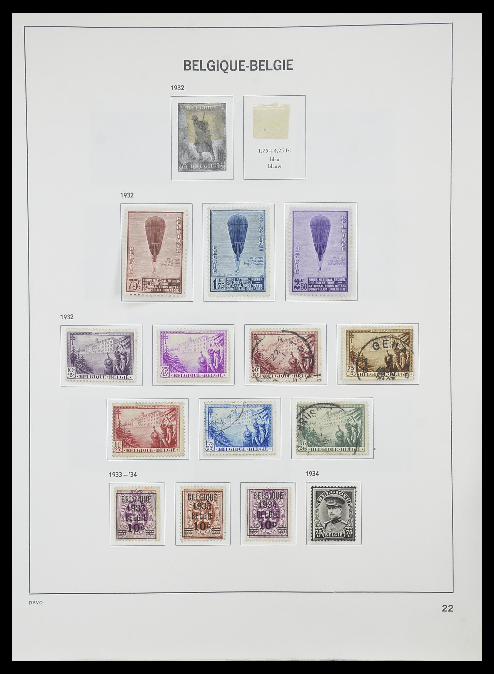 33828 019 - Stamp collection 33828 Belgium 1849-1975.