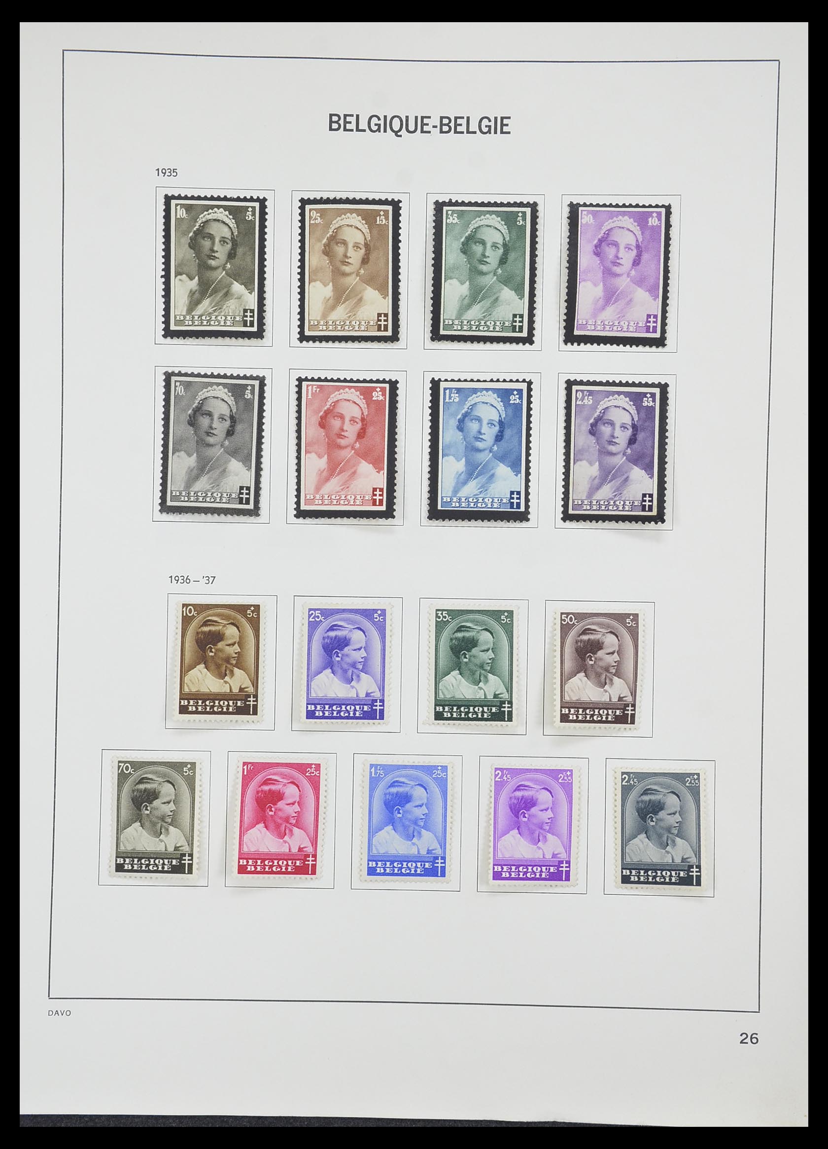 33828 022 - Postzegelverzameling 33828 België 1849-1975.