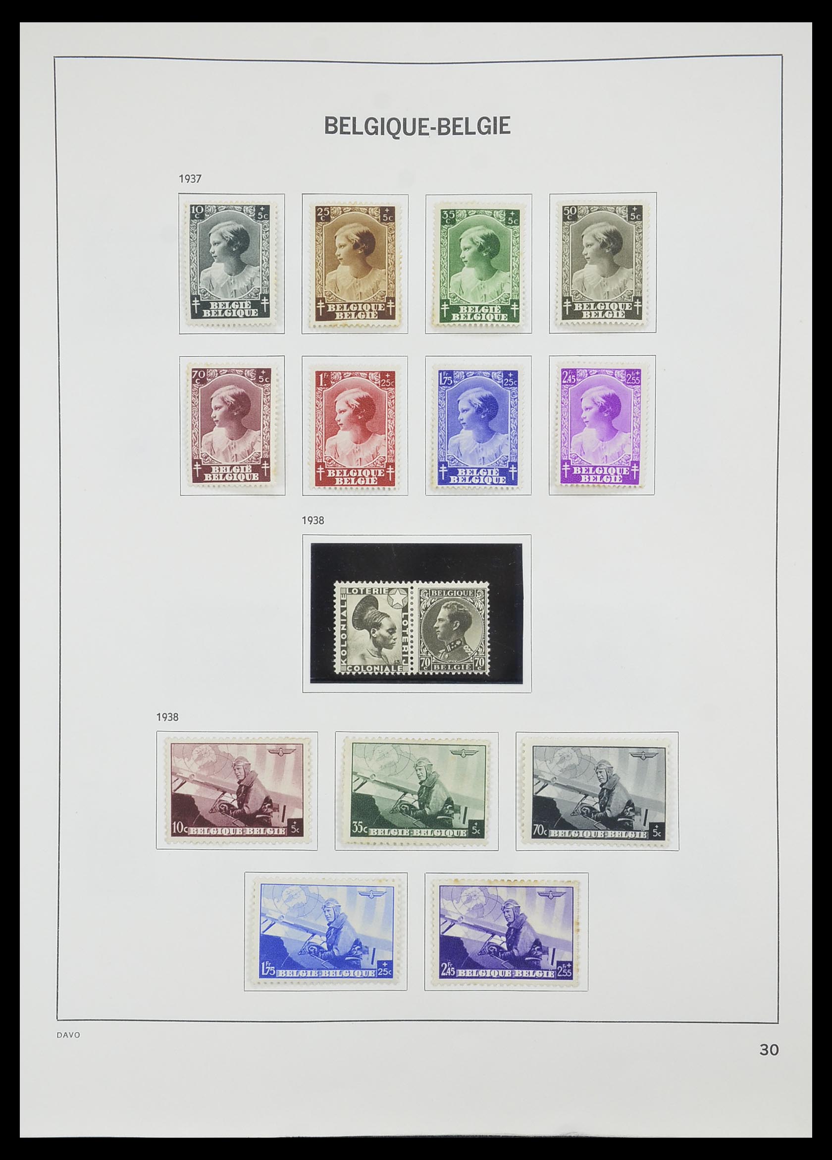 33828 026 - Stamp collection 33828 Belgium 1849-1975.