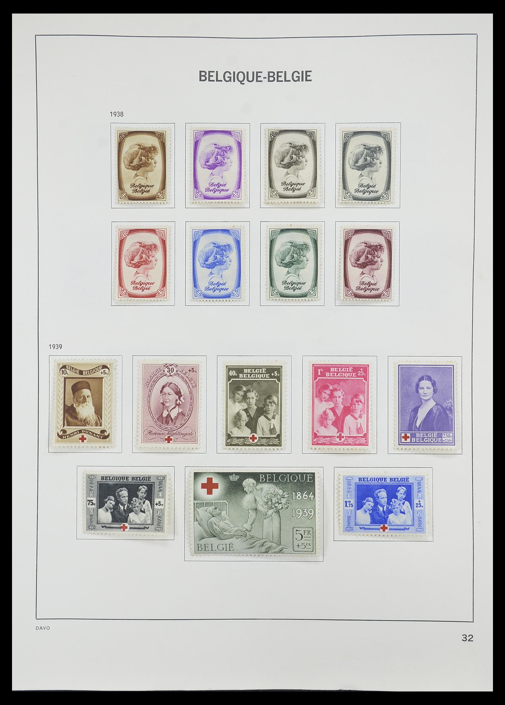 33828 028 - Stamp collection 33828 Belgium 1849-1975.