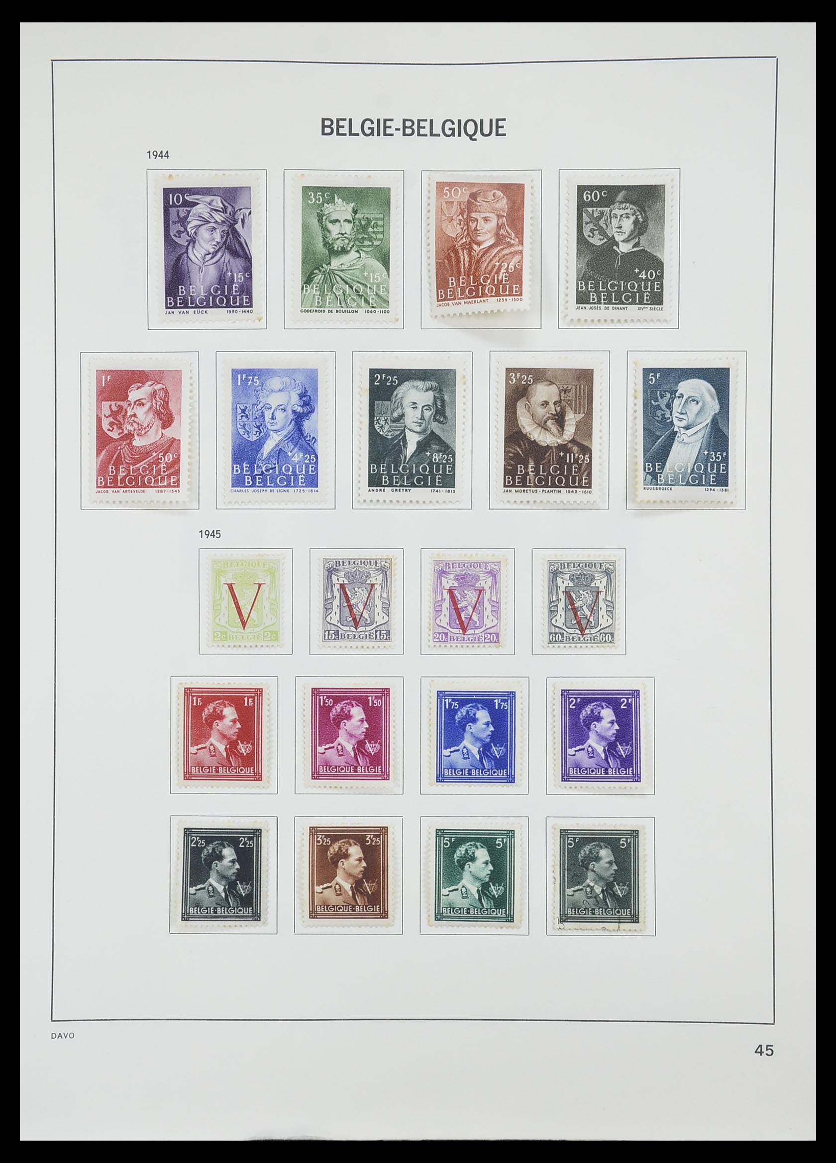 33828 041 - Stamp collection 33828 Belgium 1849-1975.