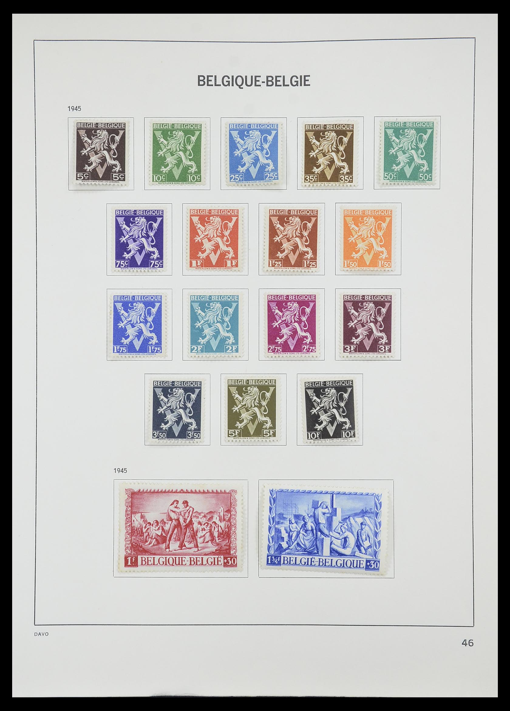 33828 042 - Postzegelverzameling 33828 België 1849-1975.