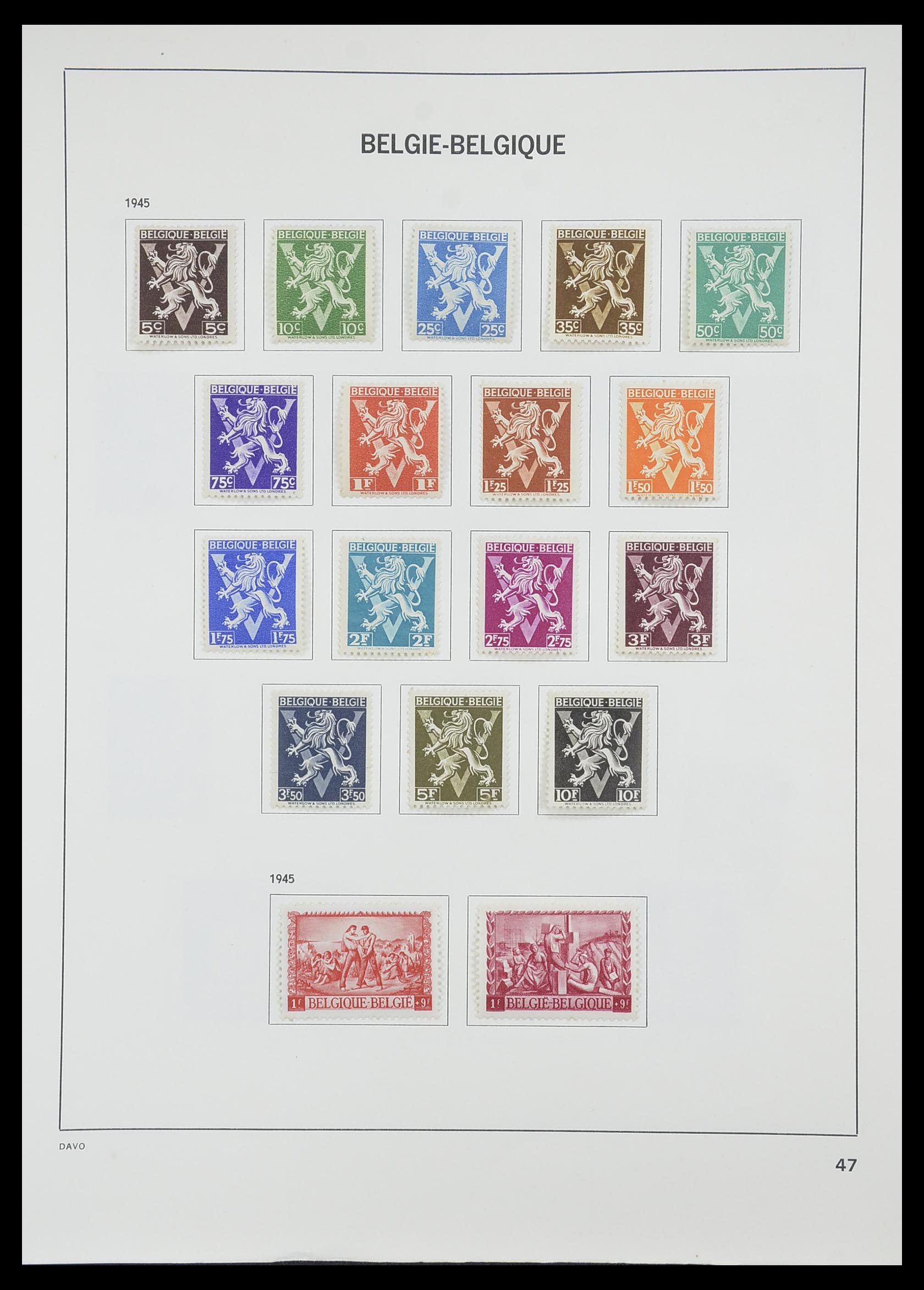 33828 043 - Postzegelverzameling 33828 België 1849-1975.