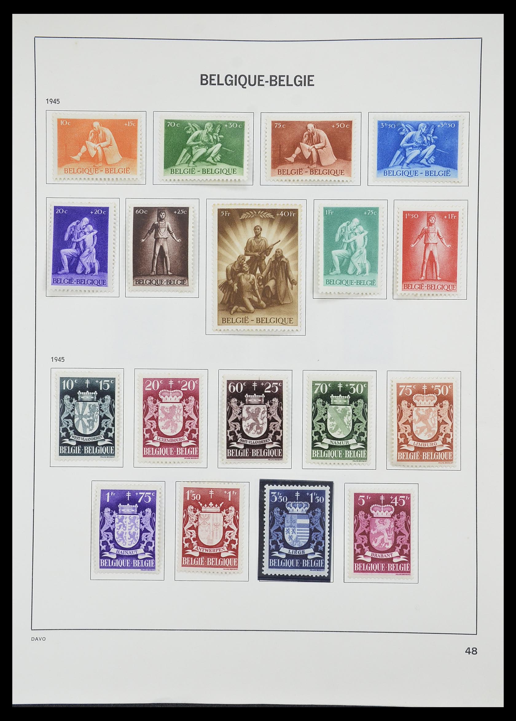 33828 044 - Postzegelverzameling 33828 België 1849-1975.