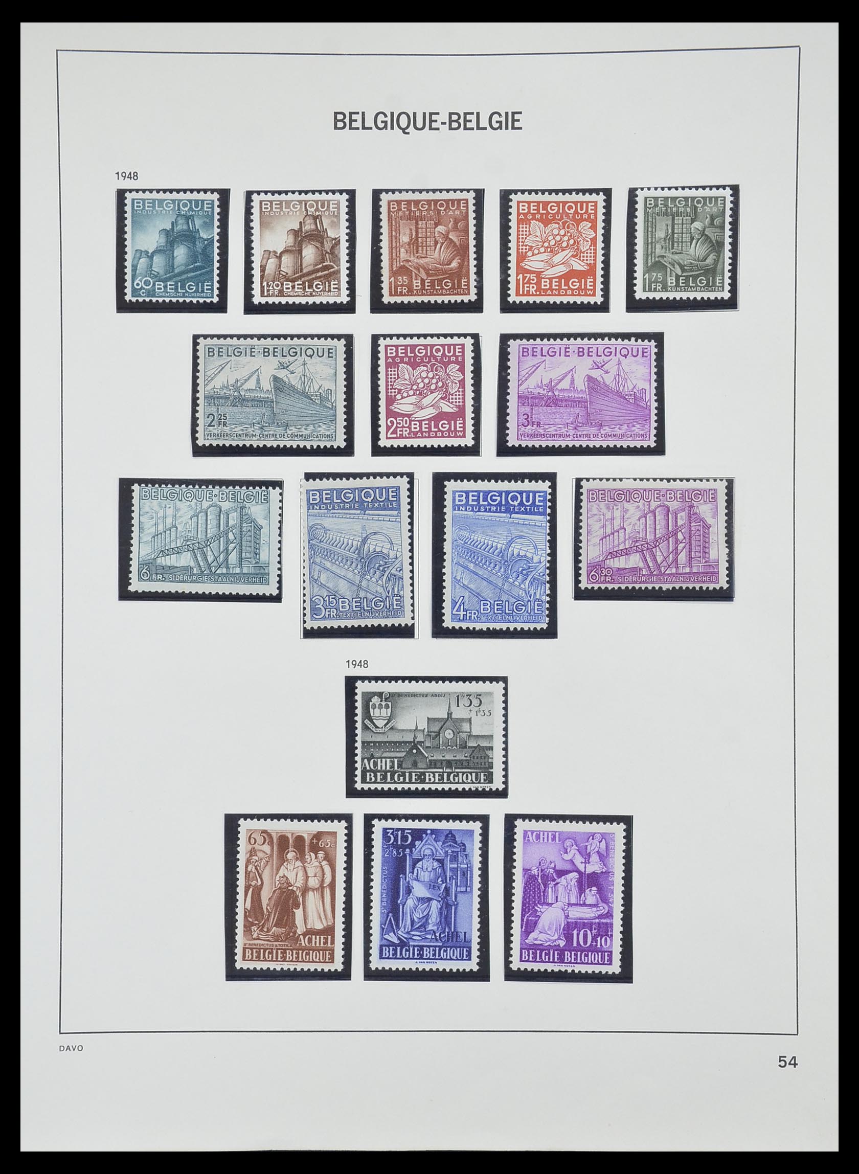 33828 050 - Stamp collection 33828 Belgium 1849-1975.