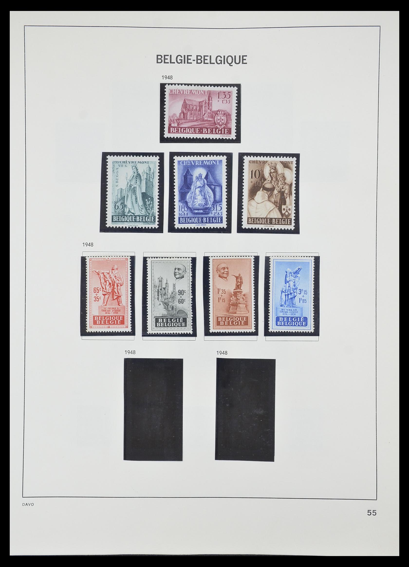 33828 051 - Postzegelverzameling 33828 België 1849-1975.