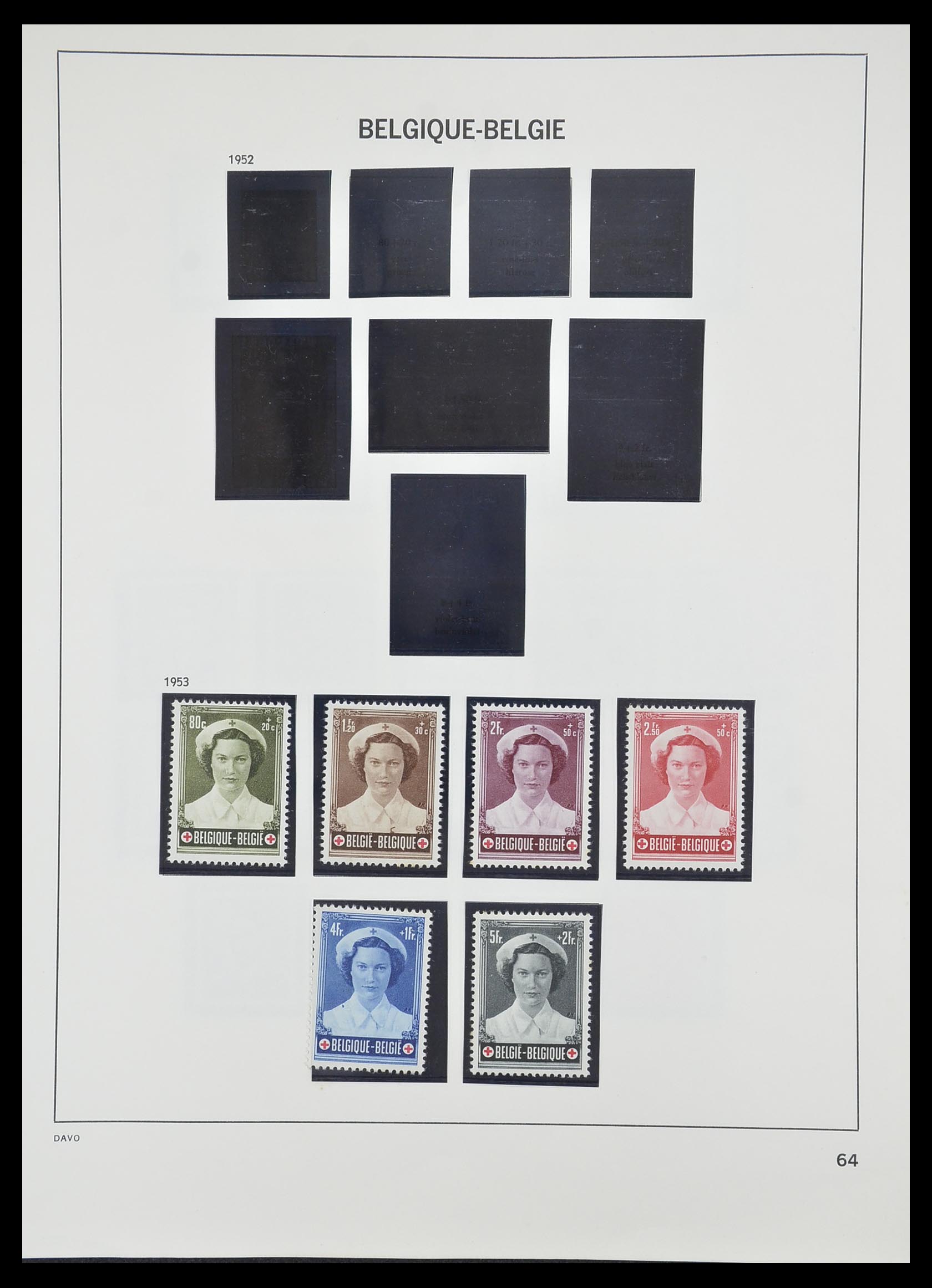 33828 059 - Stamp collection 33828 Belgium 1849-1975.