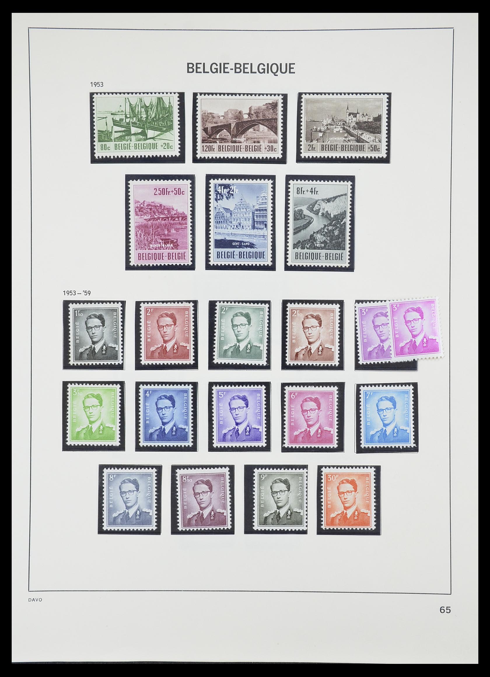 33828 060 - Postzegelverzameling 33828 België 1849-1975.