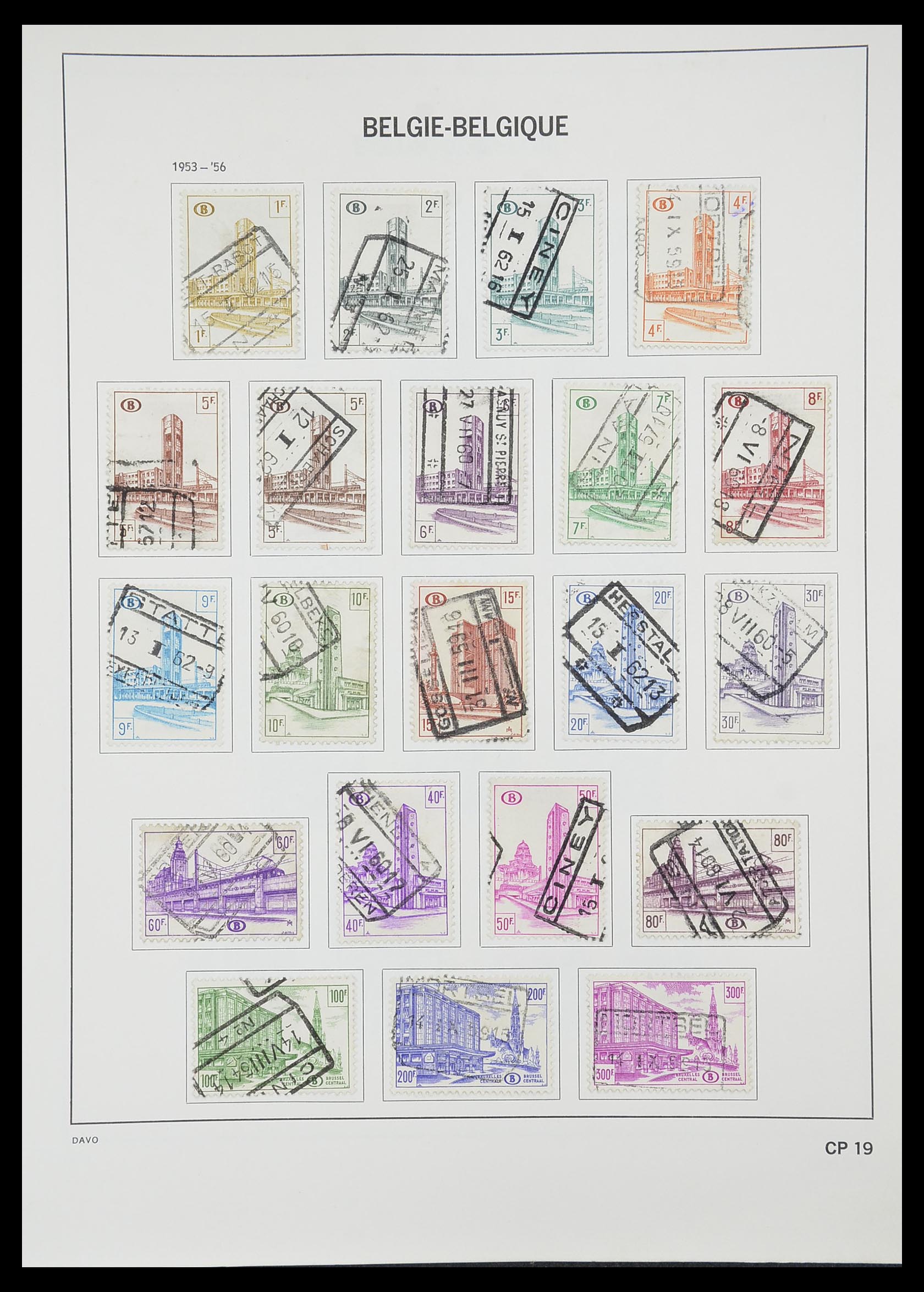 33828 202 - Postzegelverzameling 33828 België 1849-1975.