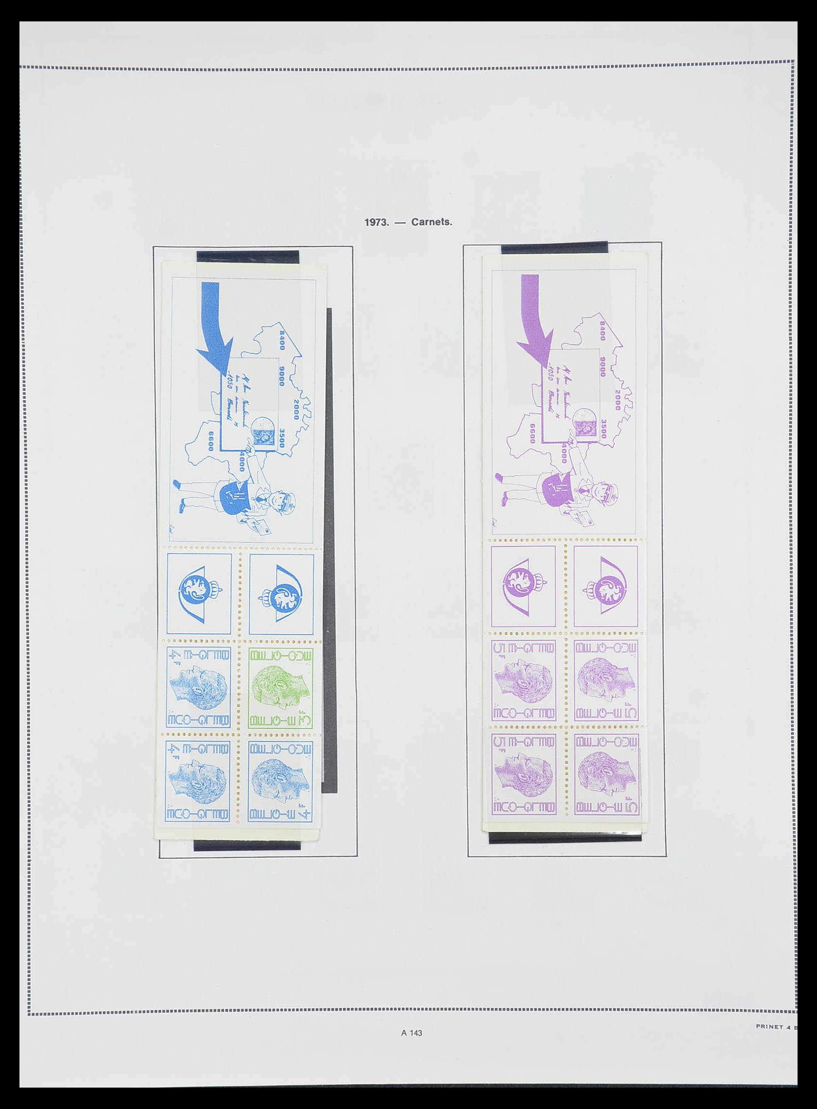 33828 212 - Stamp collection 33828 Belgium 1849-1975.