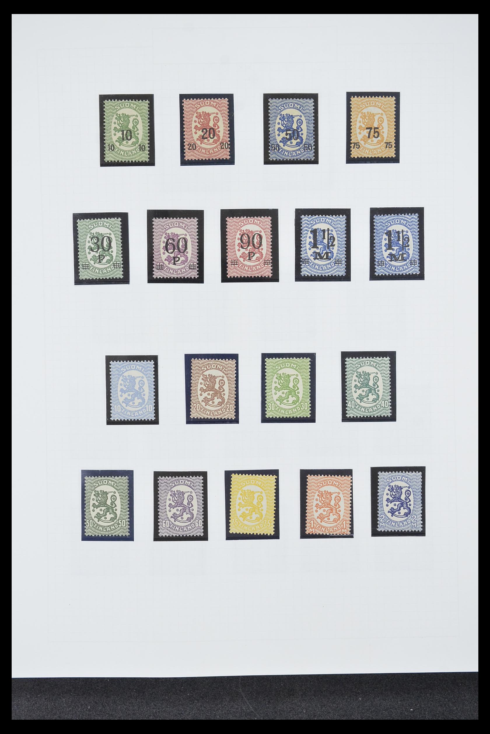 33831 005 - Postzegelverzameling 33831 Finland 1889-1998.