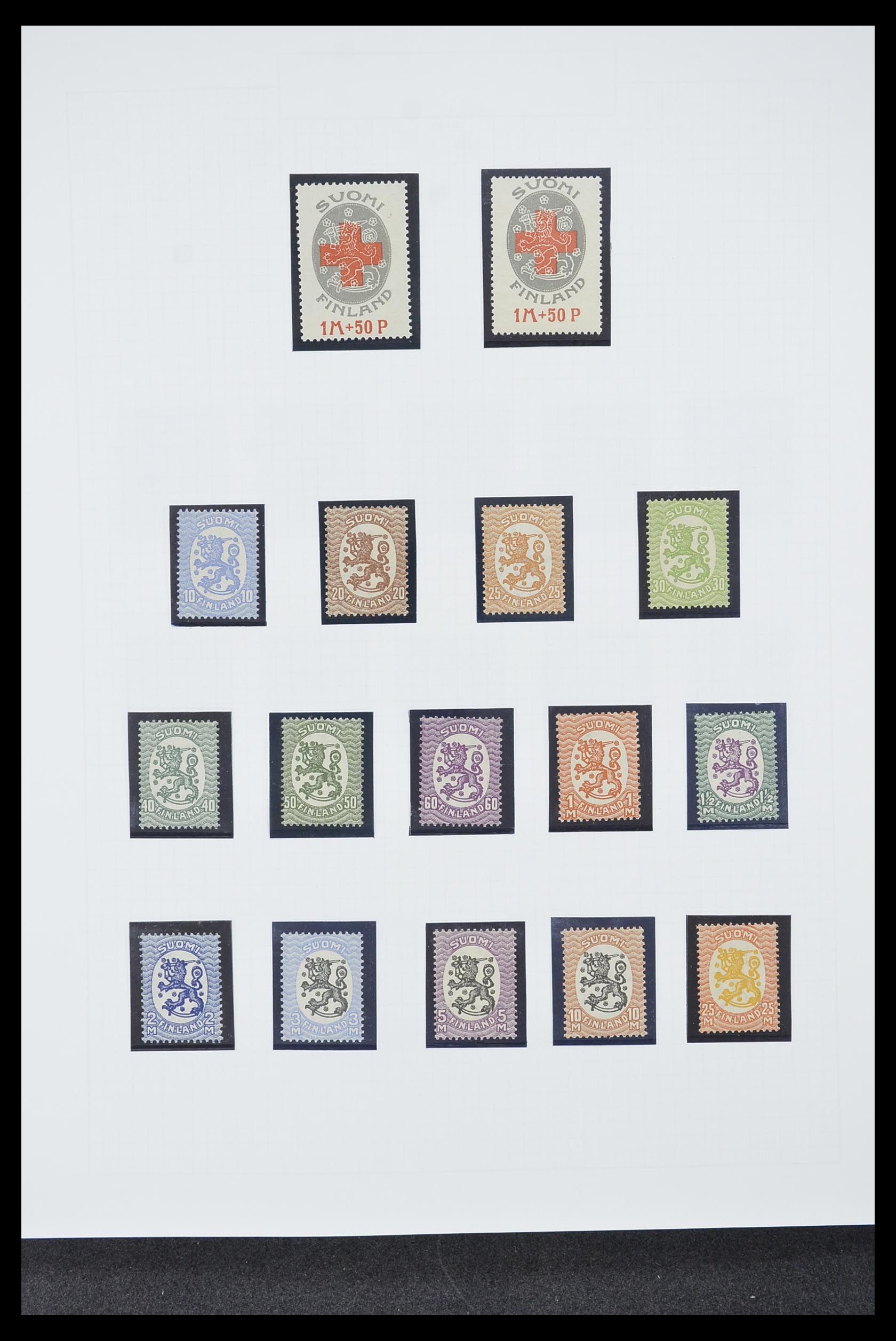 33831 006 - Postzegelverzameling 33831 Finland 1889-1998.