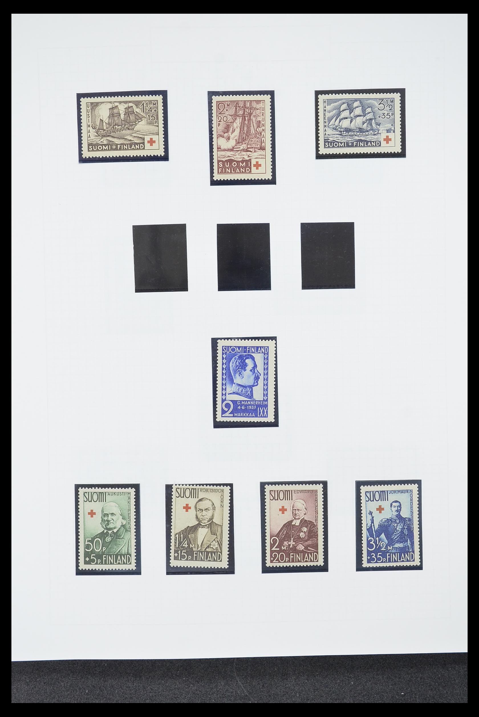 33831 011 - Postzegelverzameling 33831 Finland 1889-1998.
