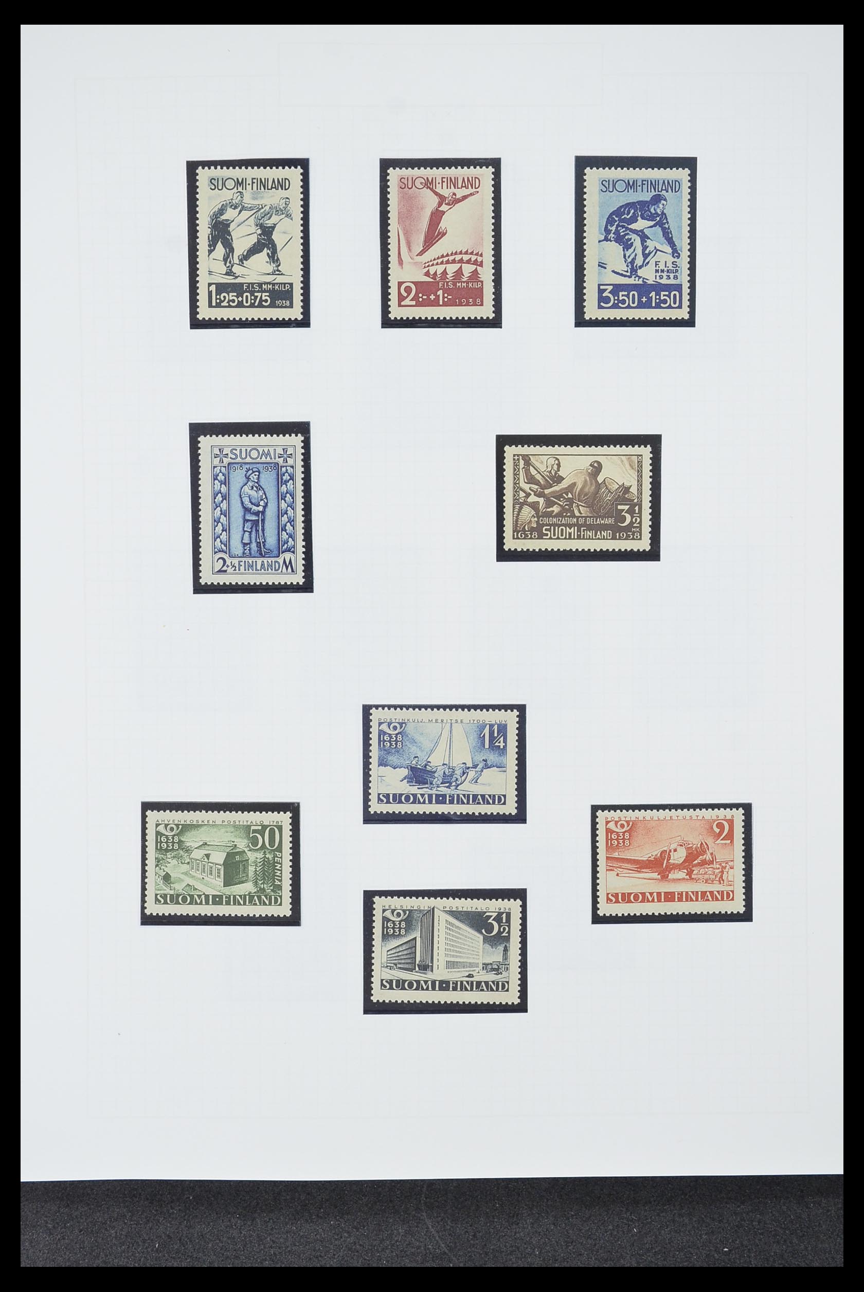 33831 012 - Postzegelverzameling 33831 Finland 1889-1998.