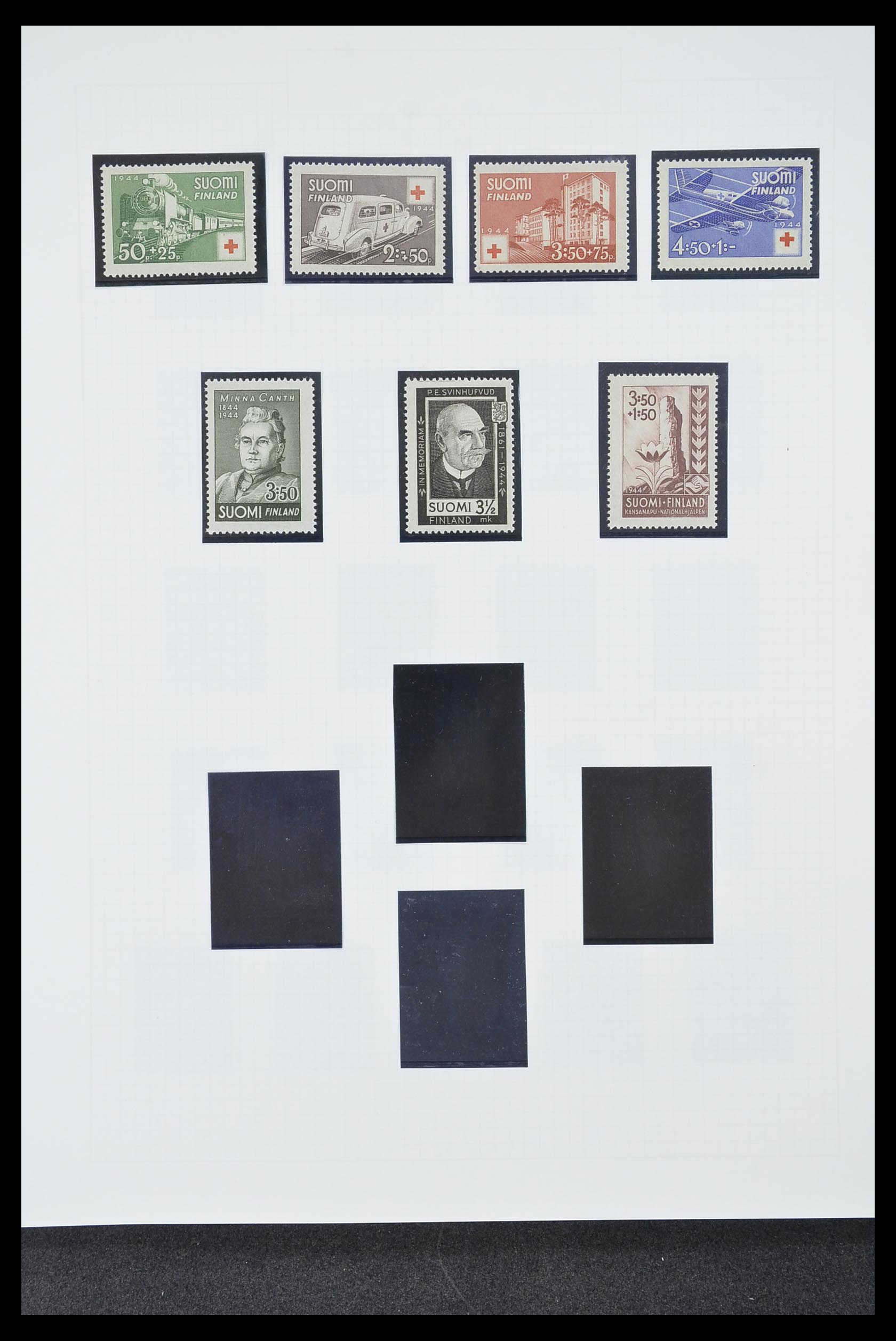 33831 018 - Postzegelverzameling 33831 Finland 1889-1998.