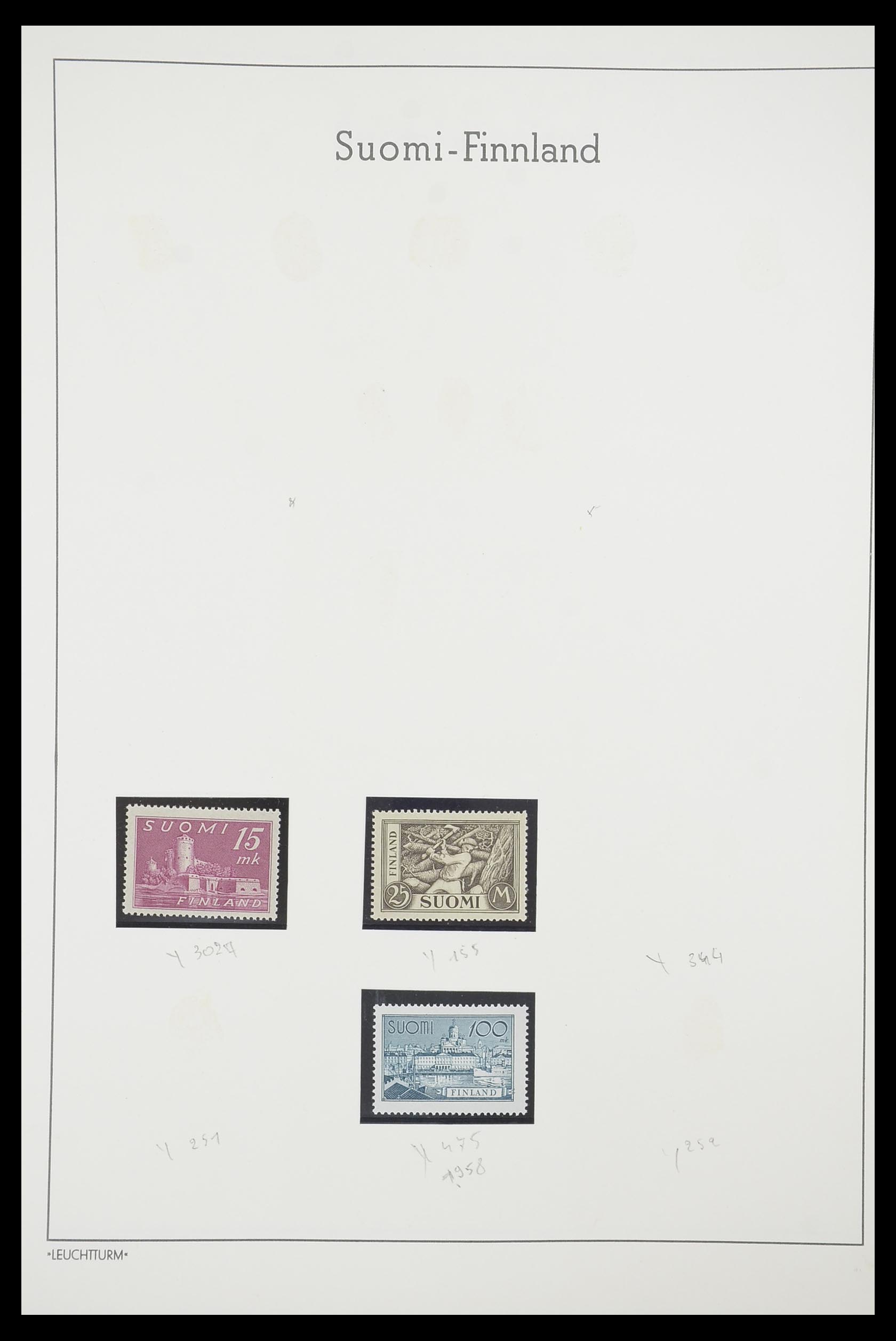 33831 024 - Postzegelverzameling 33831 Finland 1889-1998.