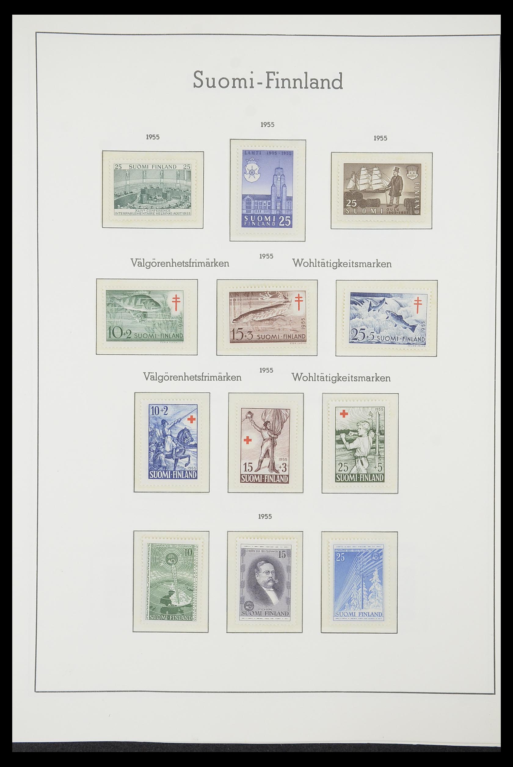 33831 040 - Postzegelverzameling 33831 Finland 1889-1998.