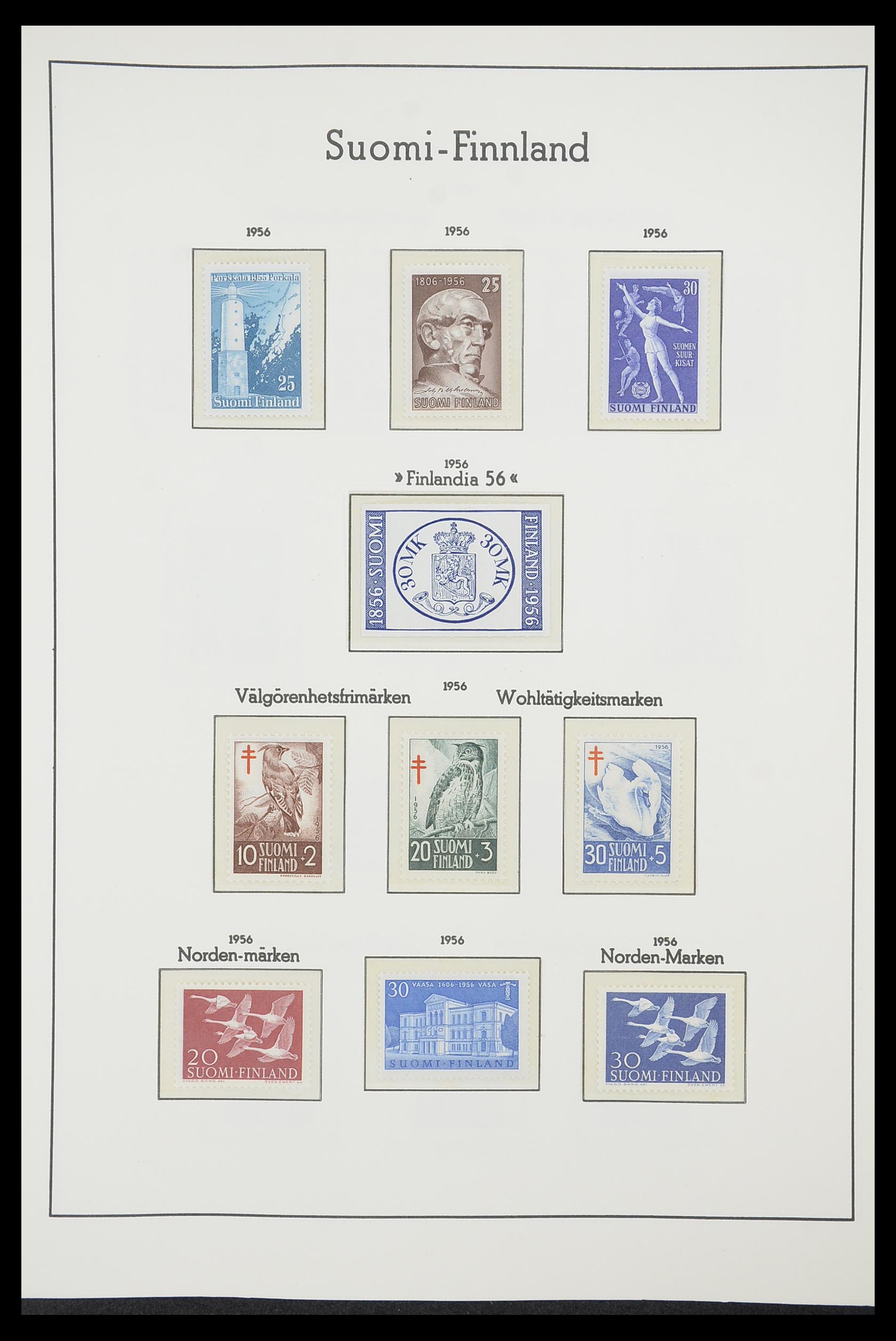 33831 041 - Stamp collection 33831 Finland 1889-1998.