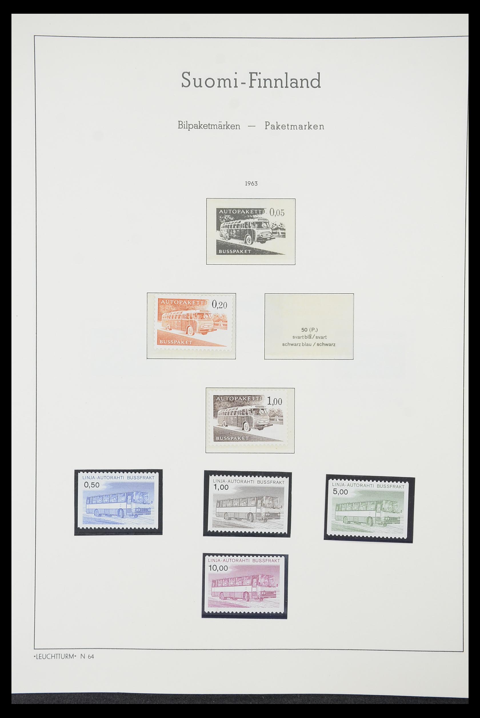 33831 052 - Postzegelverzameling 33831 Finland 1889-1998.