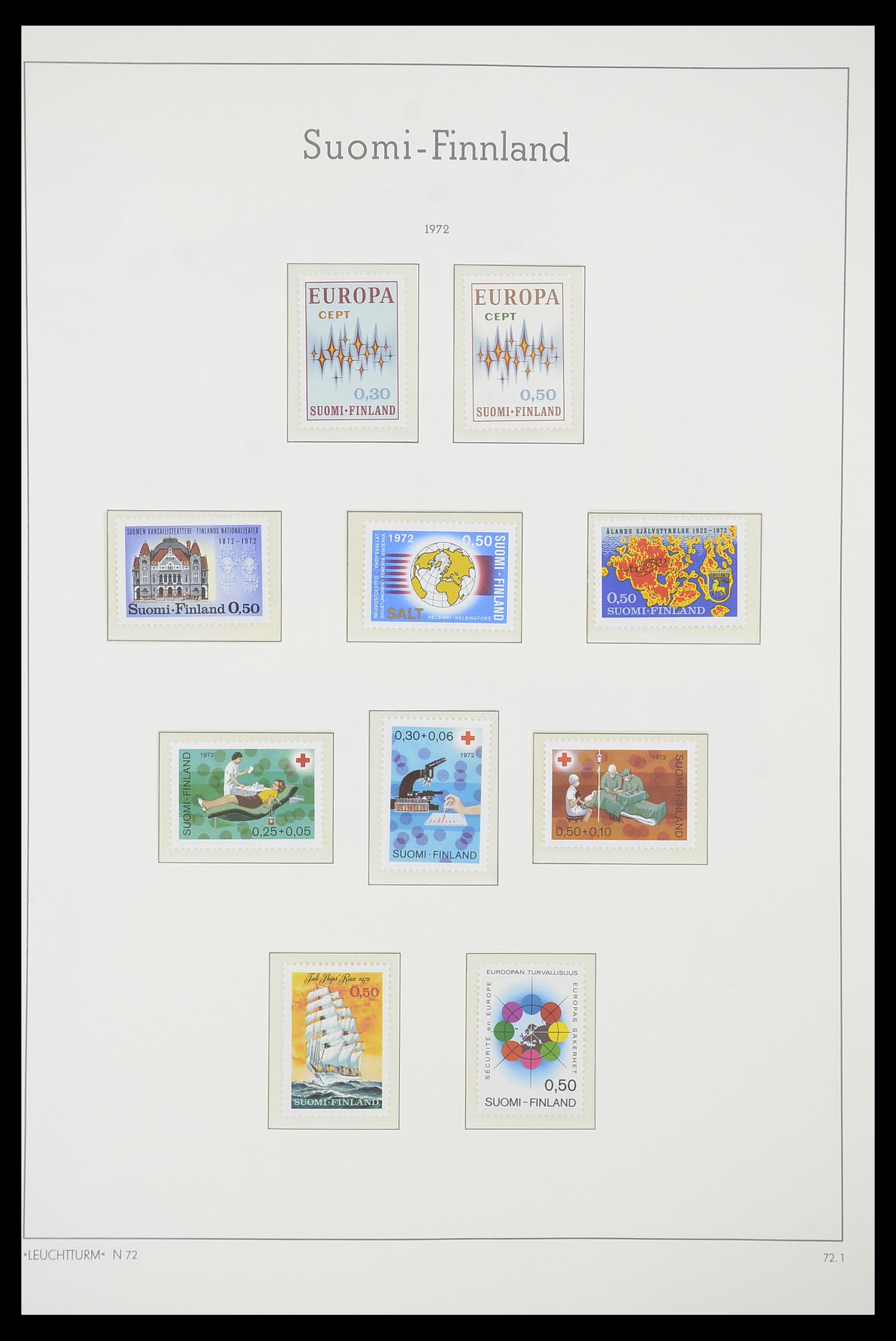 33831 064 - Postzegelverzameling 33831 Finland 1889-1998.