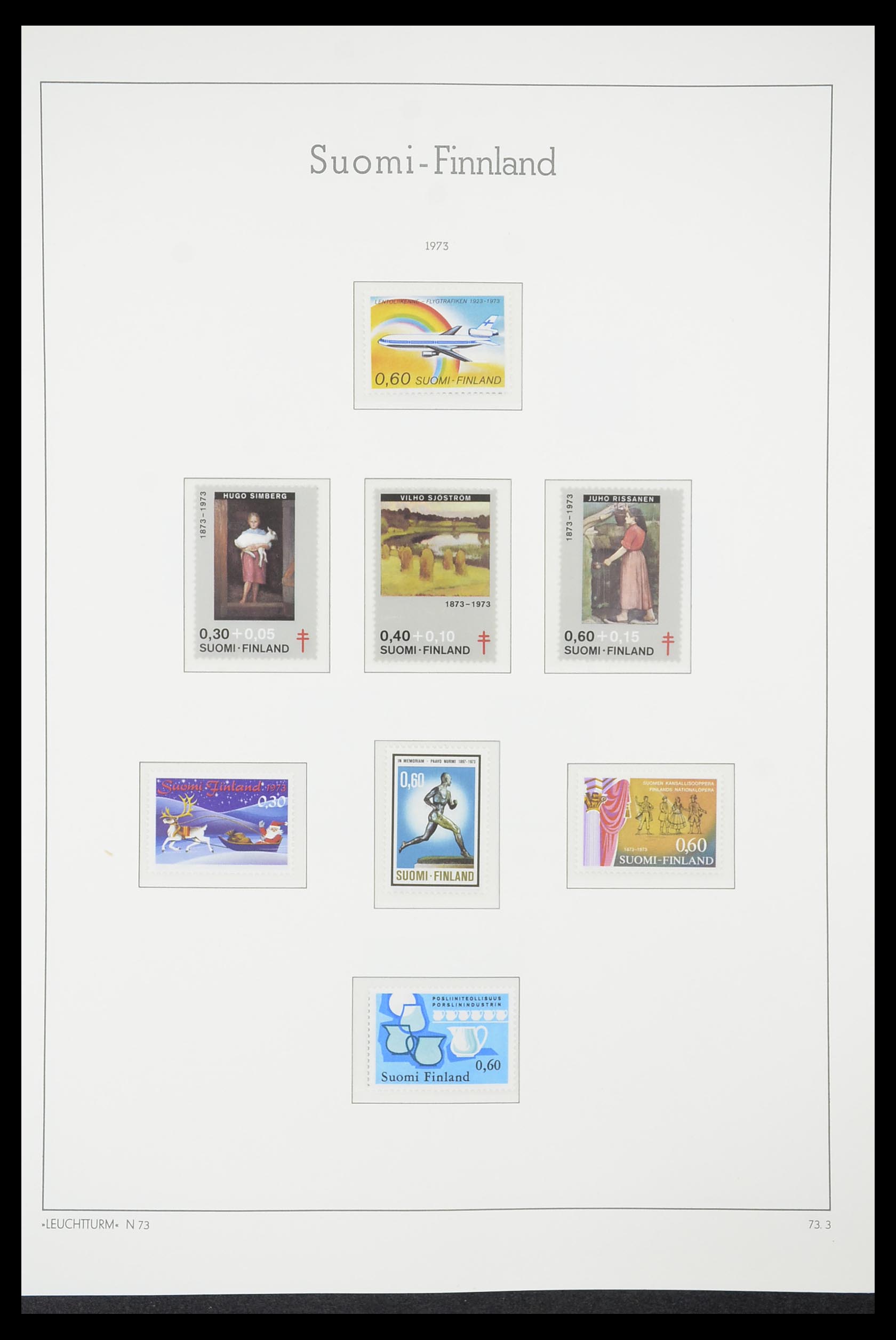 33831 068 - Postzegelverzameling 33831 Finland 1889-1998.
