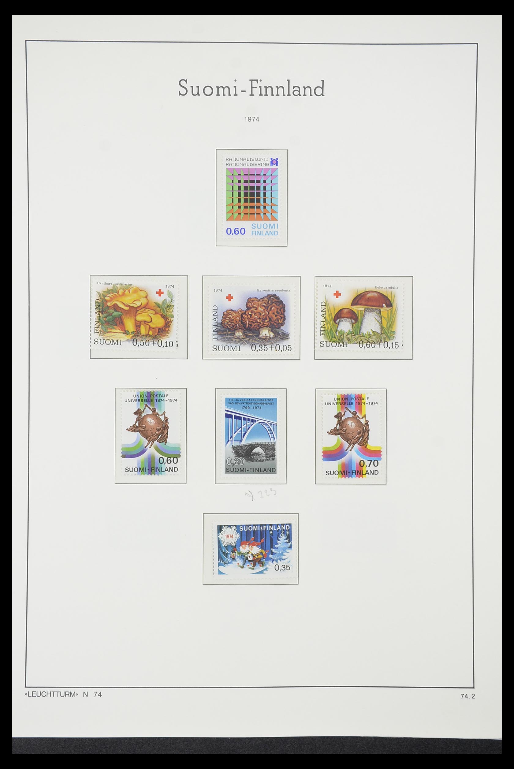 33831 070 - Postzegelverzameling 33831 Finland 1889-1998.