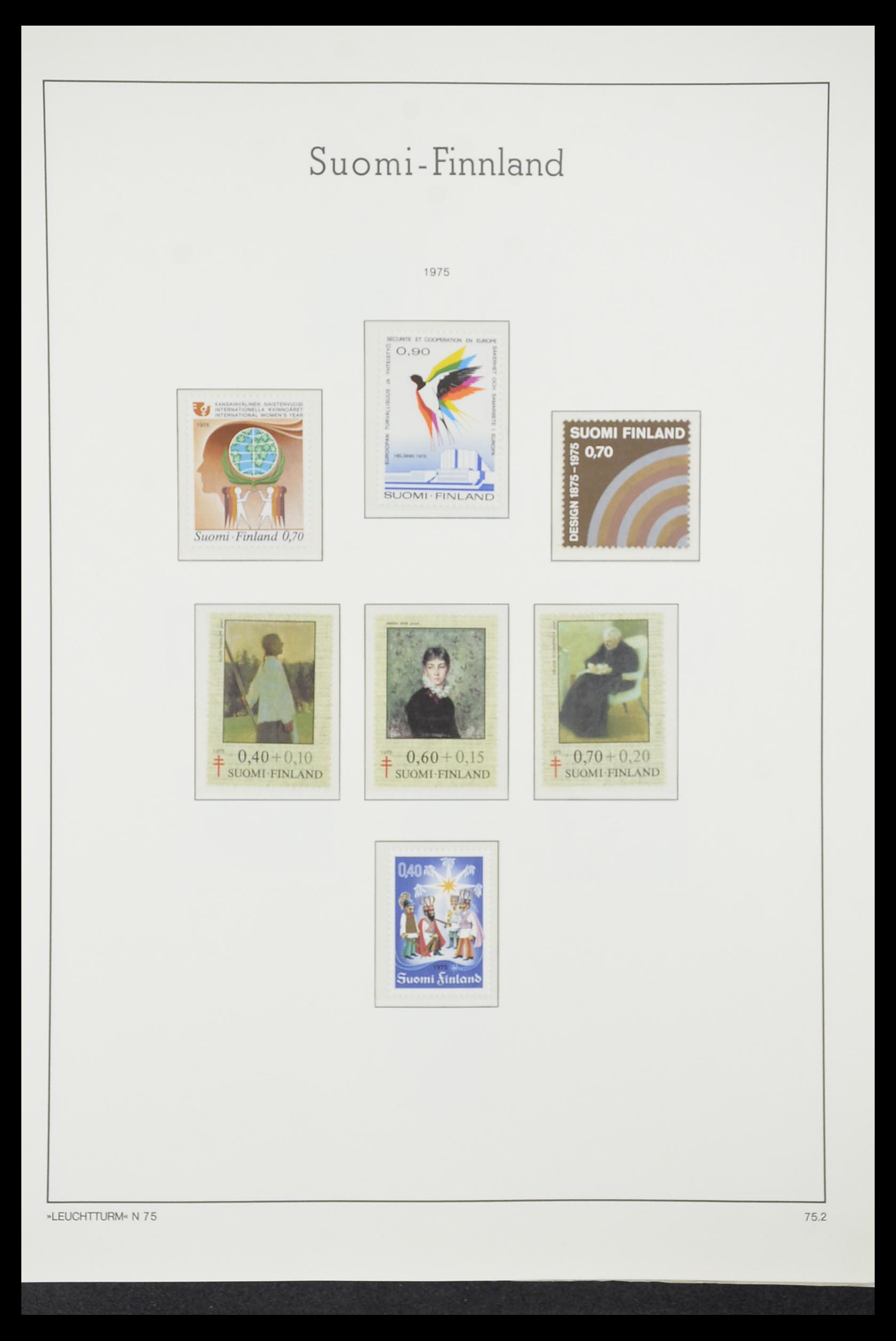 33831 073 - Postzegelverzameling 33831 Finland 1889-1998.