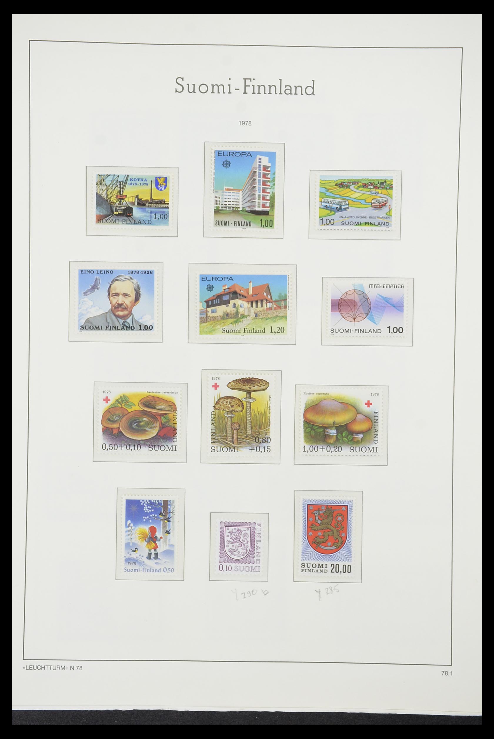 33831 078 - Postzegelverzameling 33831 Finland 1889-1998.