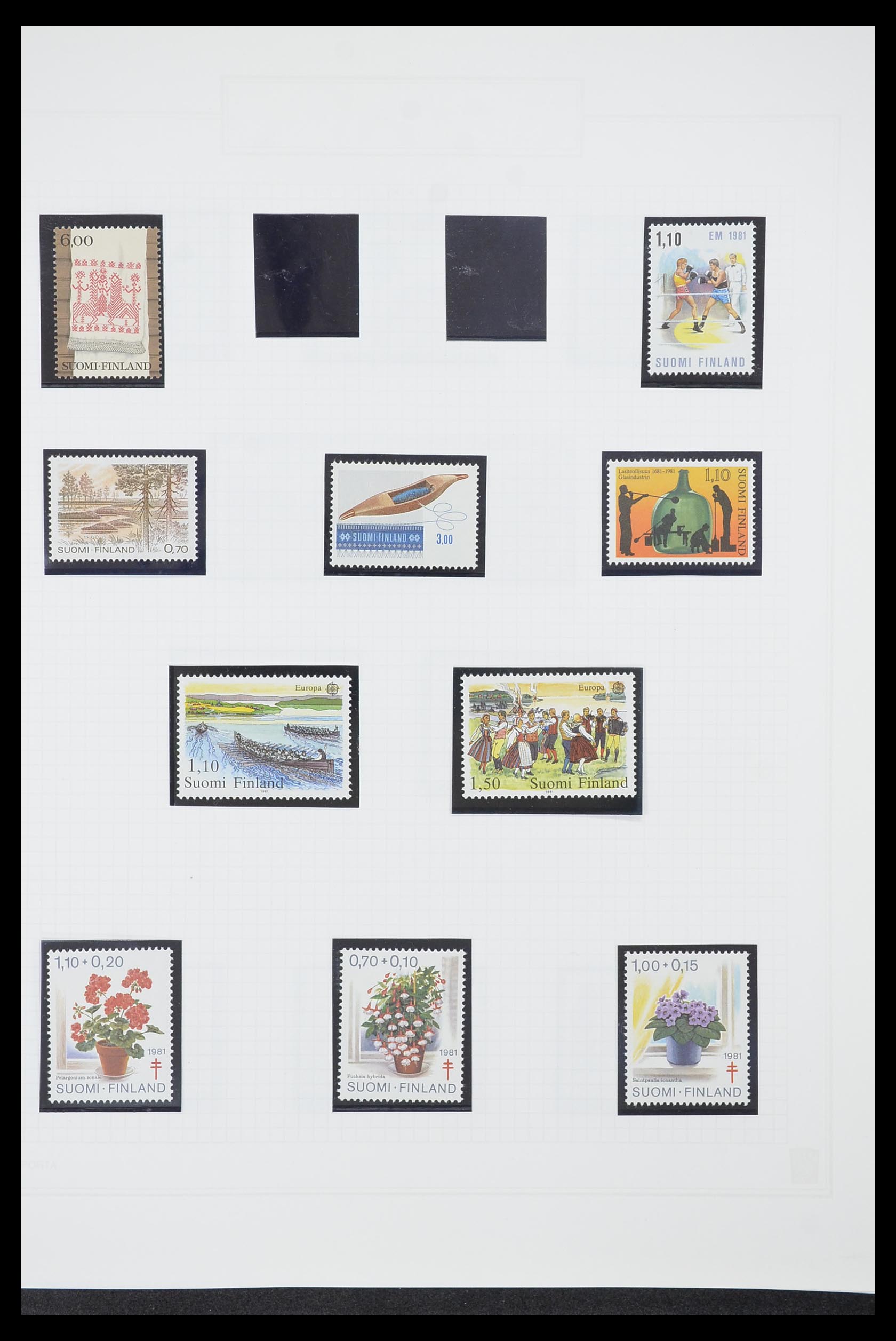 33831 081 - Postzegelverzameling 33831 Finland 1889-1998.