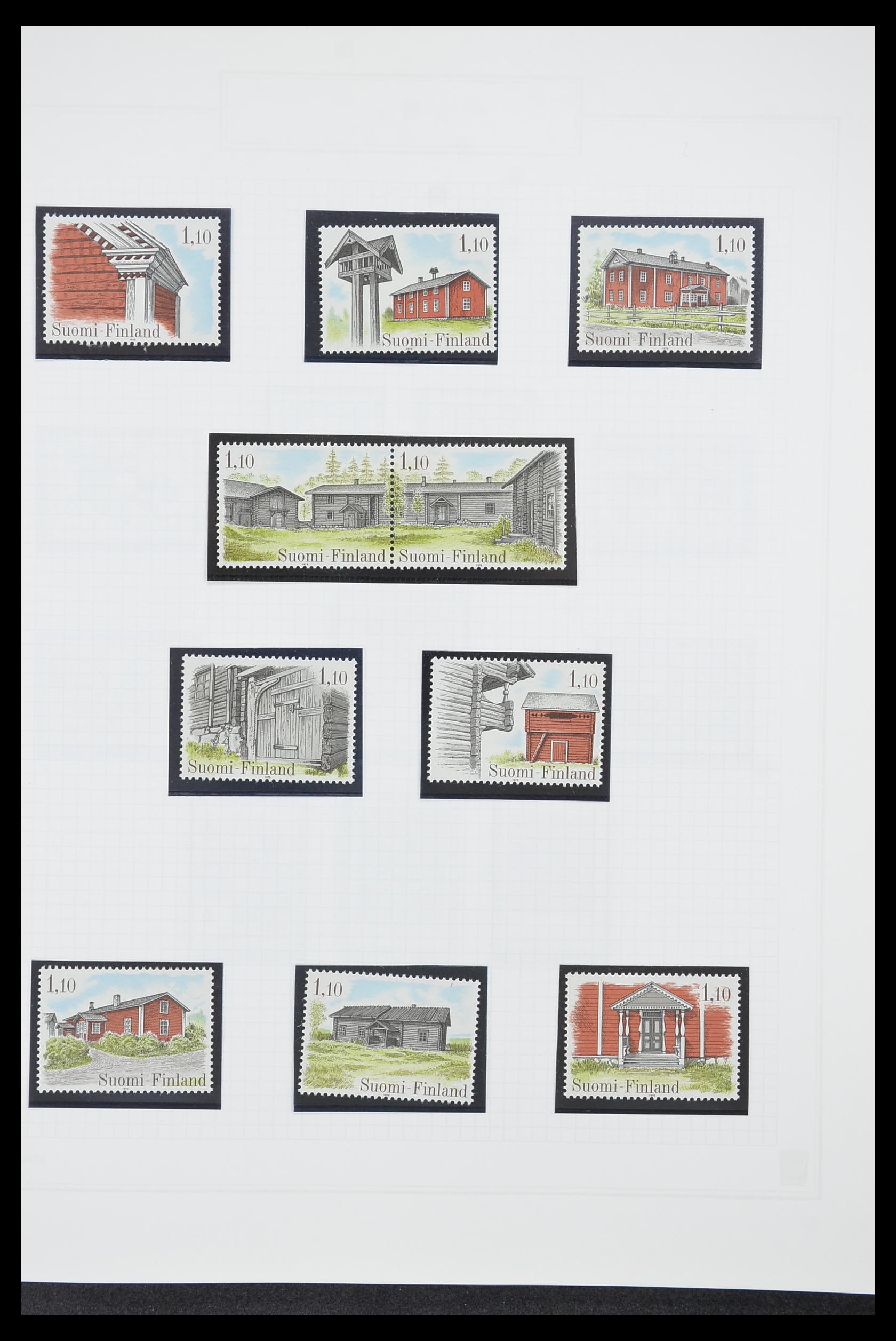 33831 082 - Postzegelverzameling 33831 Finland 1889-1998.