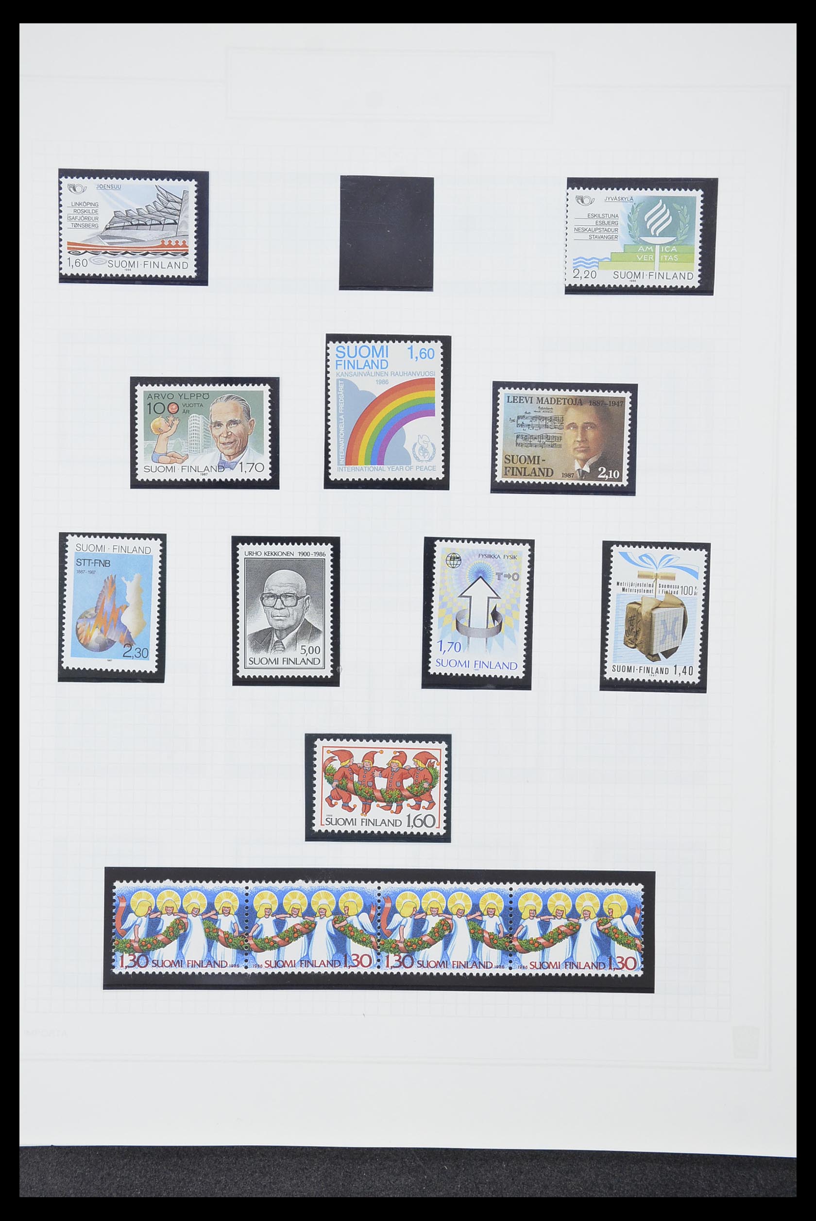 33831 091 - Postzegelverzameling 33831 Finland 1889-1998.