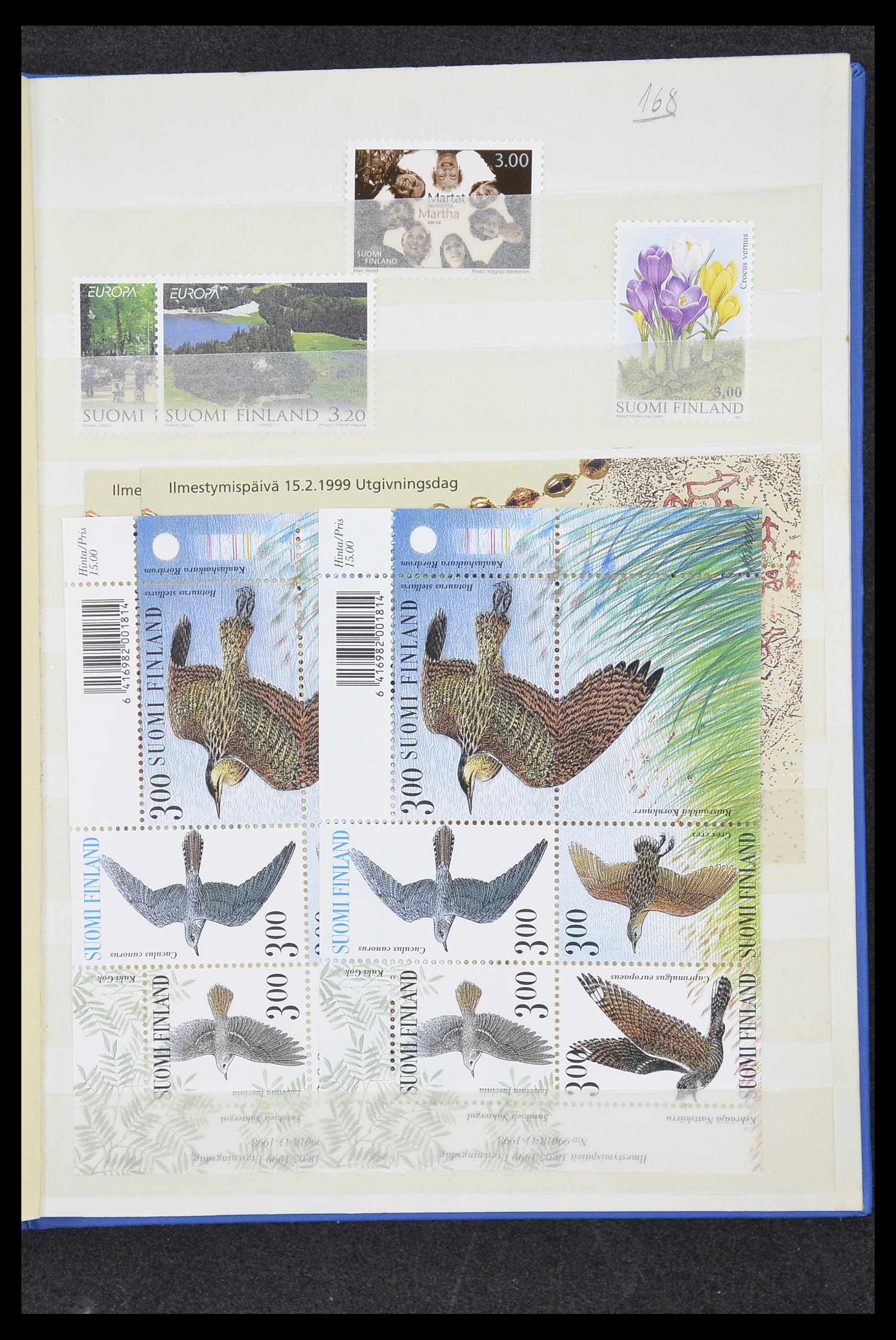 33831 100 - Postzegelverzameling 33831 Finland 1889-1998.