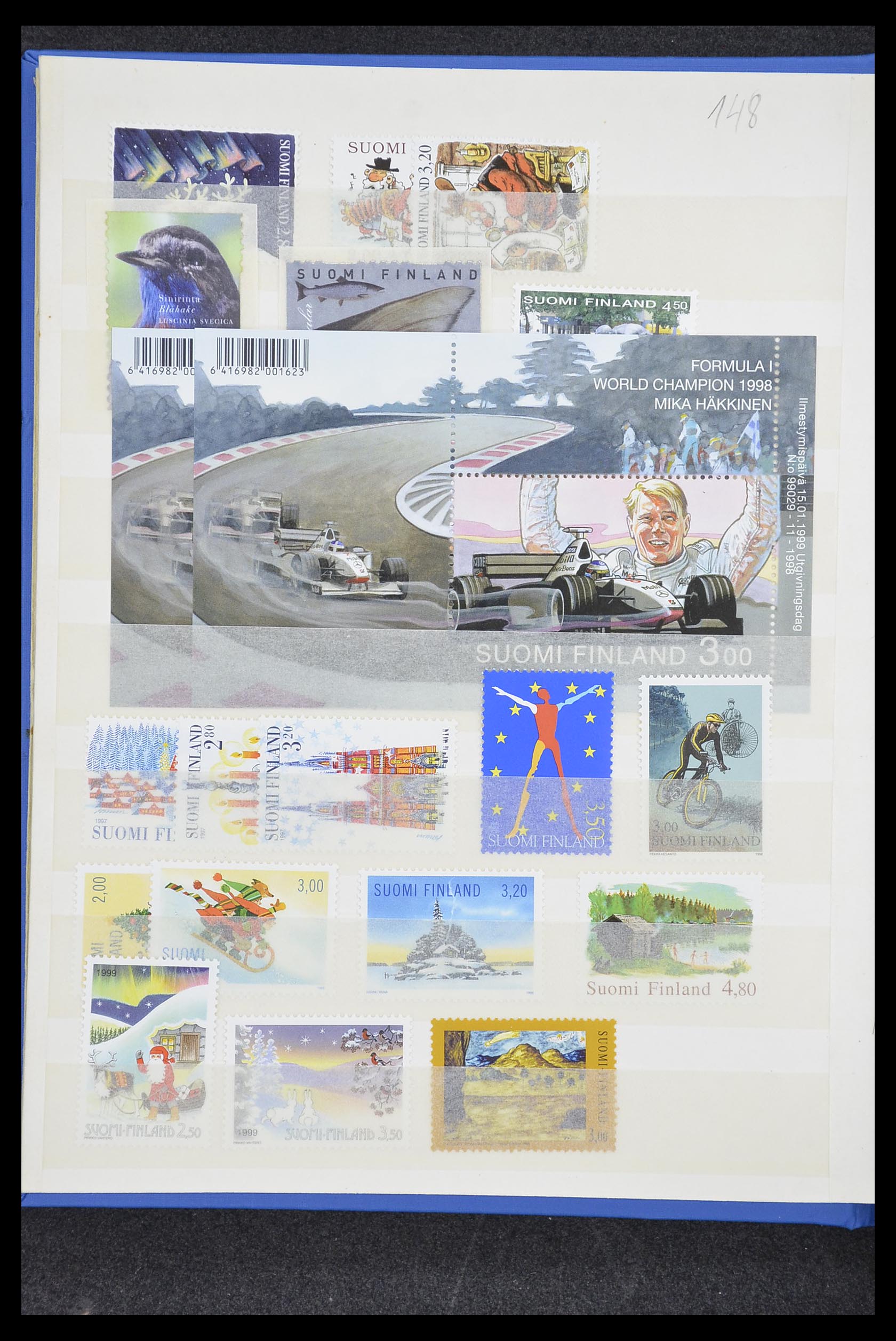 33831 101 - Postzegelverzameling 33831 Finland 1889-1998.