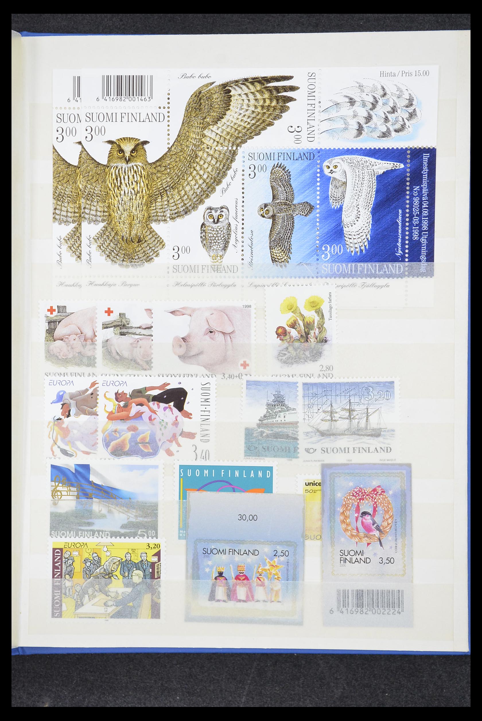 33831 102 - Postzegelverzameling 33831 Finland 1889-1998.