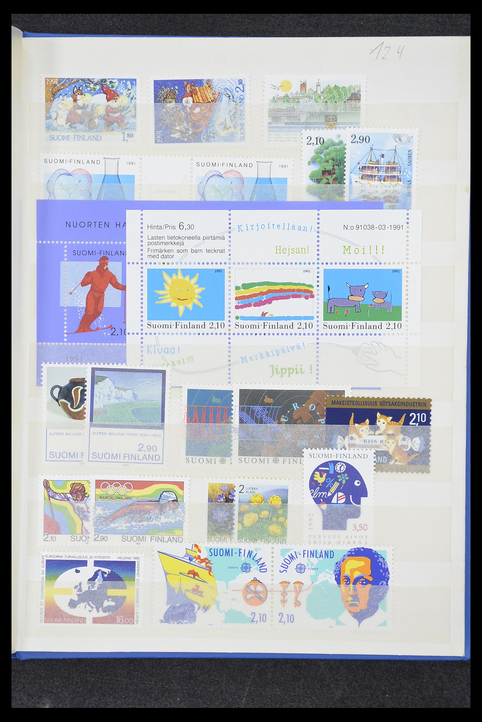 33831 104 - Postzegelverzameling 33831 Finland 1889-1998.