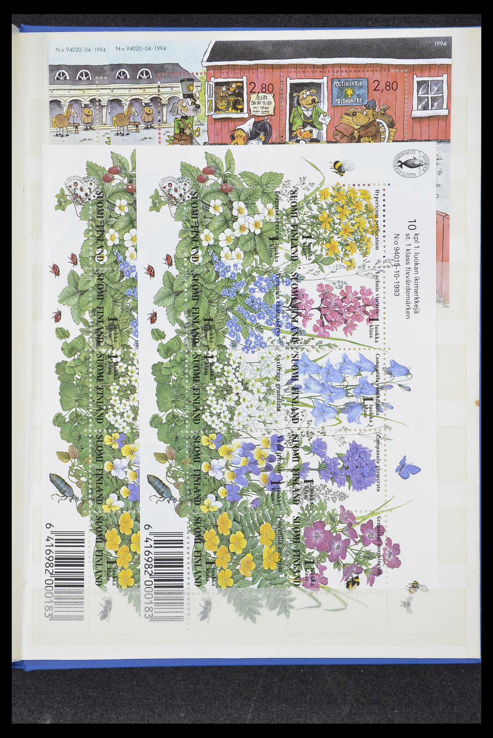 33831 108 - Stamp collection 33831 Finland 1889-1998.