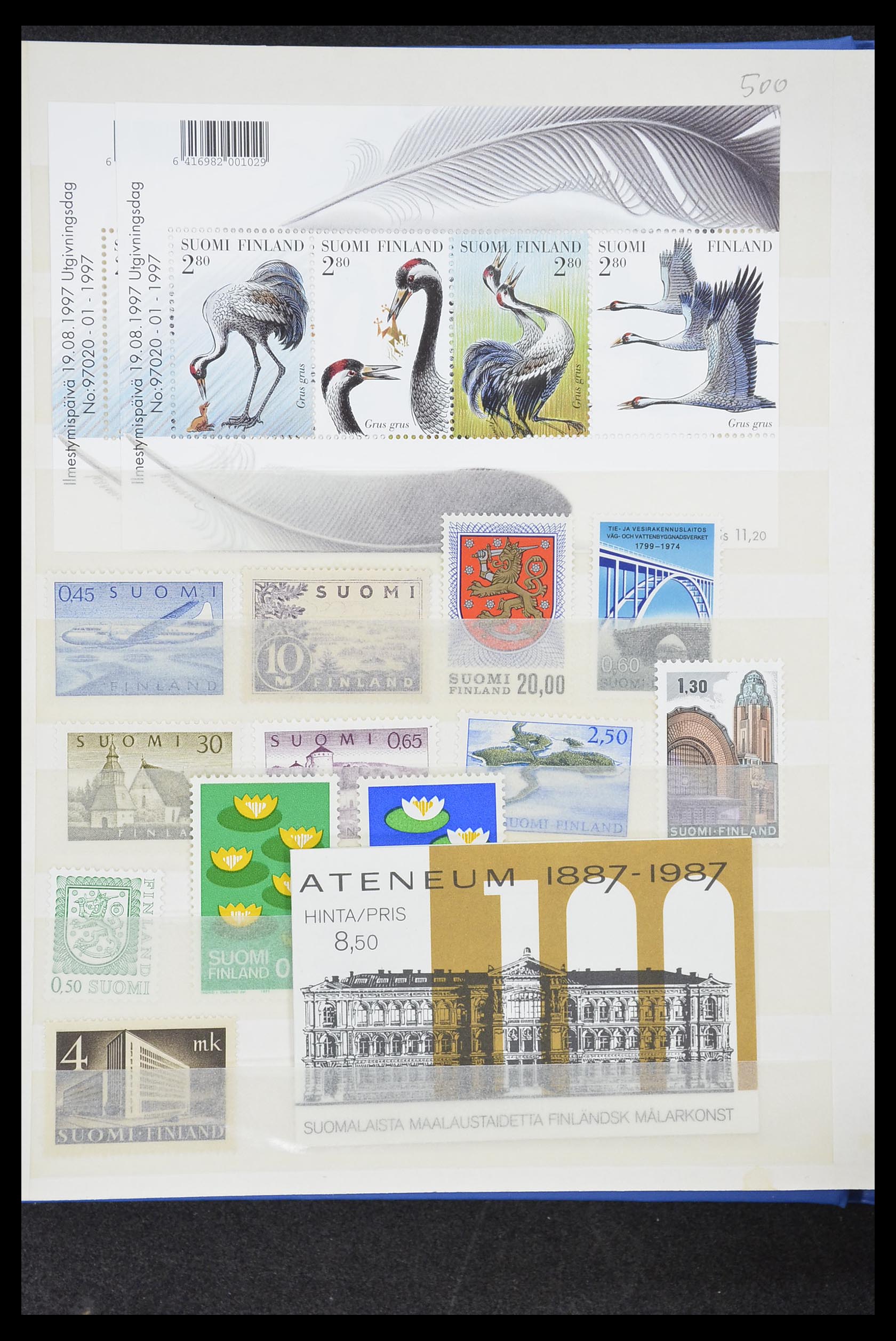33831 111 - Postzegelverzameling 33831 Finland 1889-1998.
