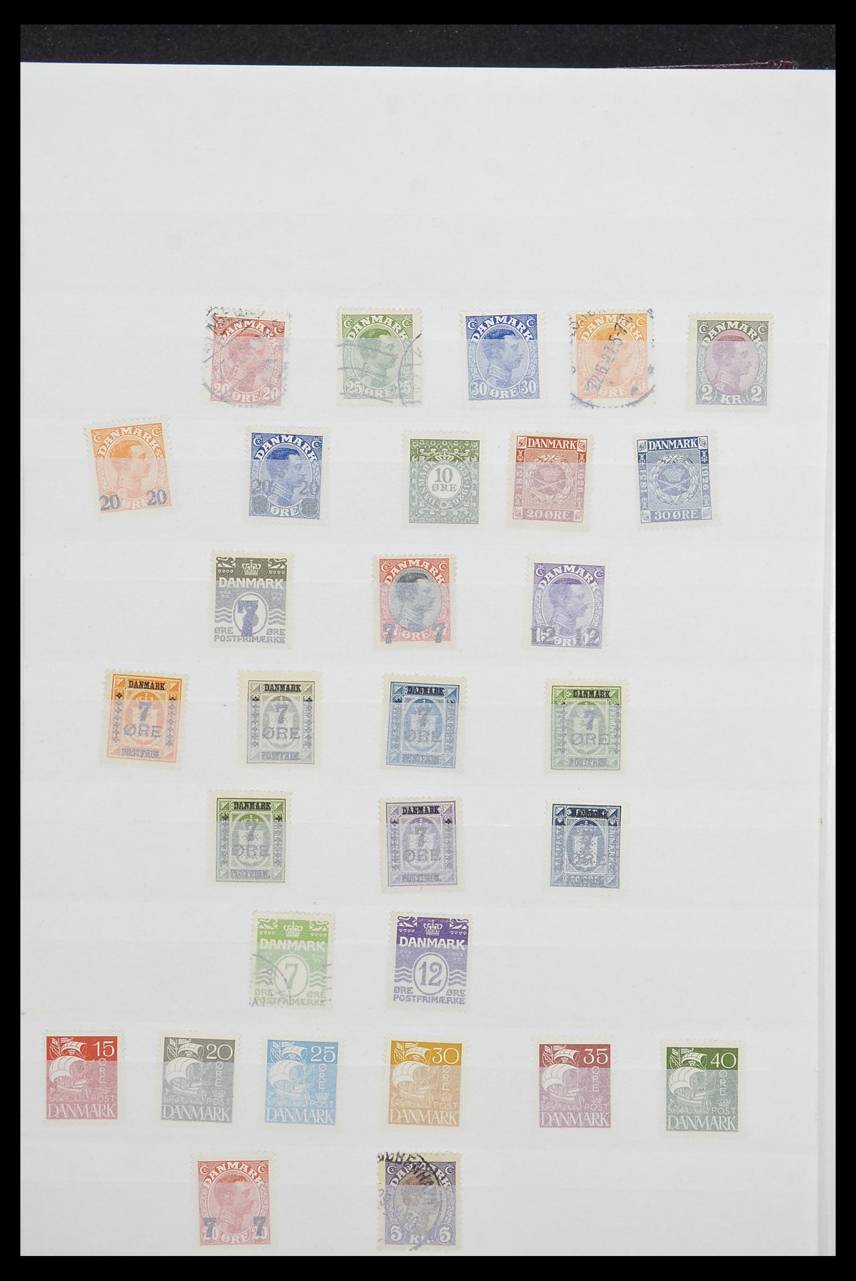 33832 002 - Postzegelverzameling 33832 Denemarken 1920-2015.