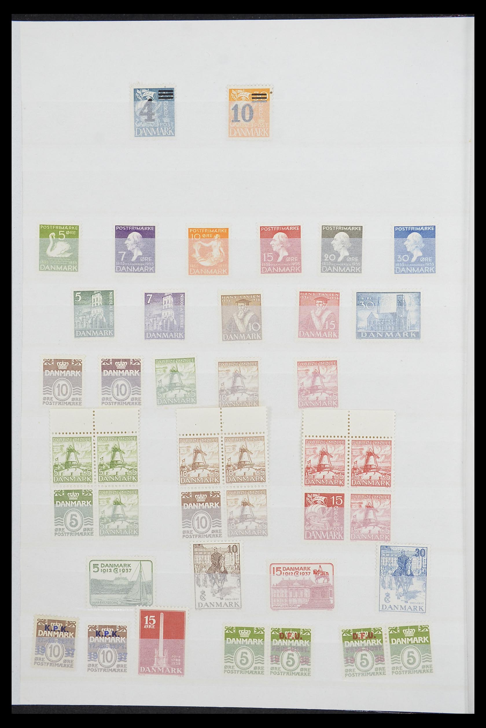 33832 004 - Postzegelverzameling 33832 Denemarken 1920-2015.