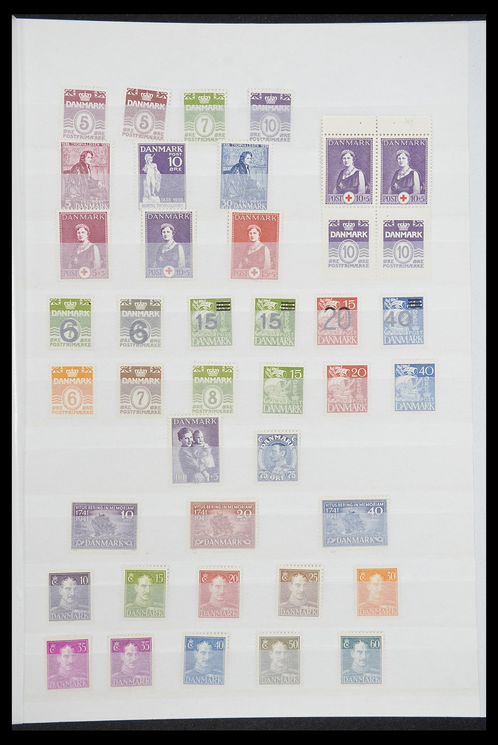 33832 005 - Postzegelverzameling 33832 Denemarken 1920-2015.