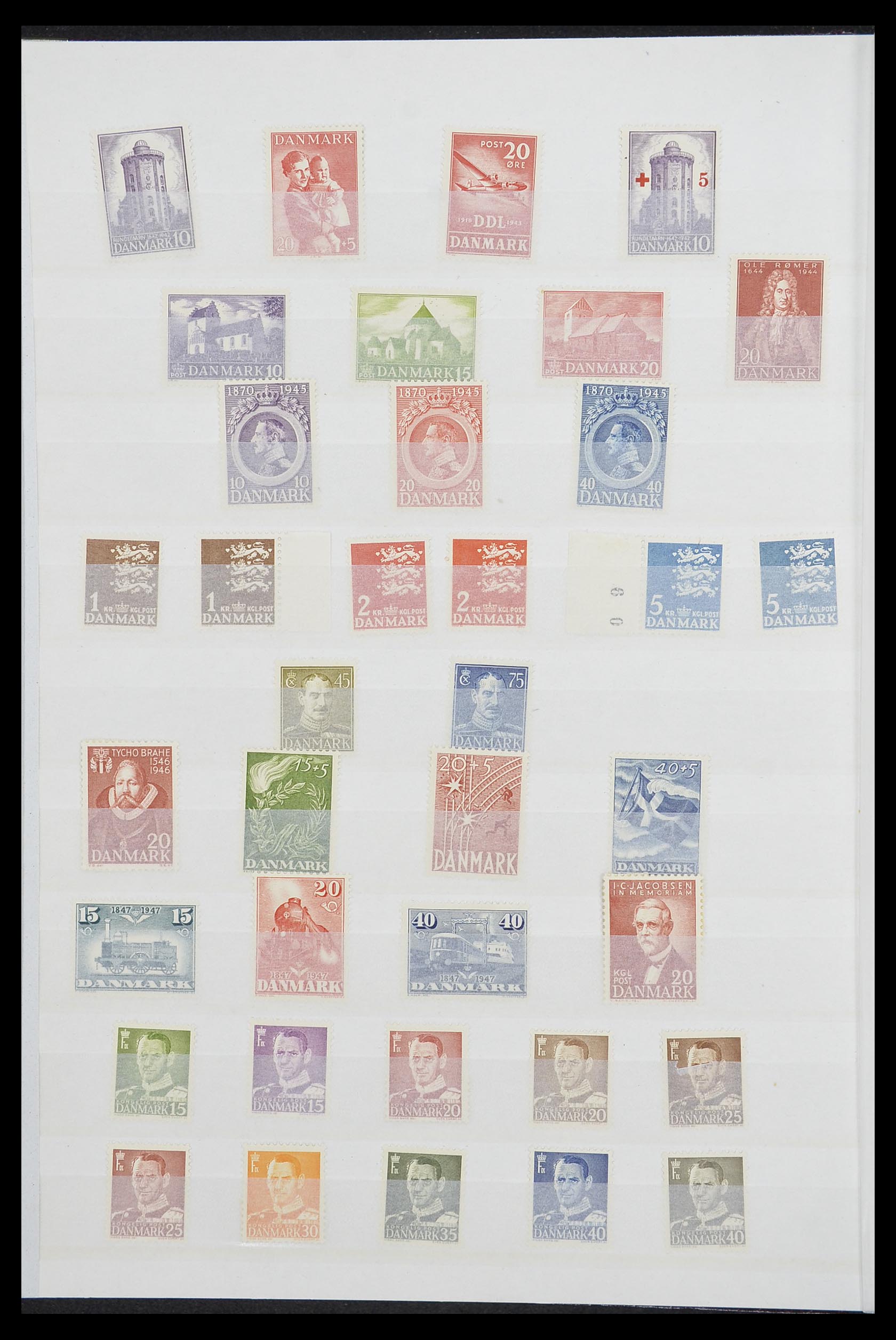 33832 006 - Postzegelverzameling 33832 Denemarken 1920-2015.