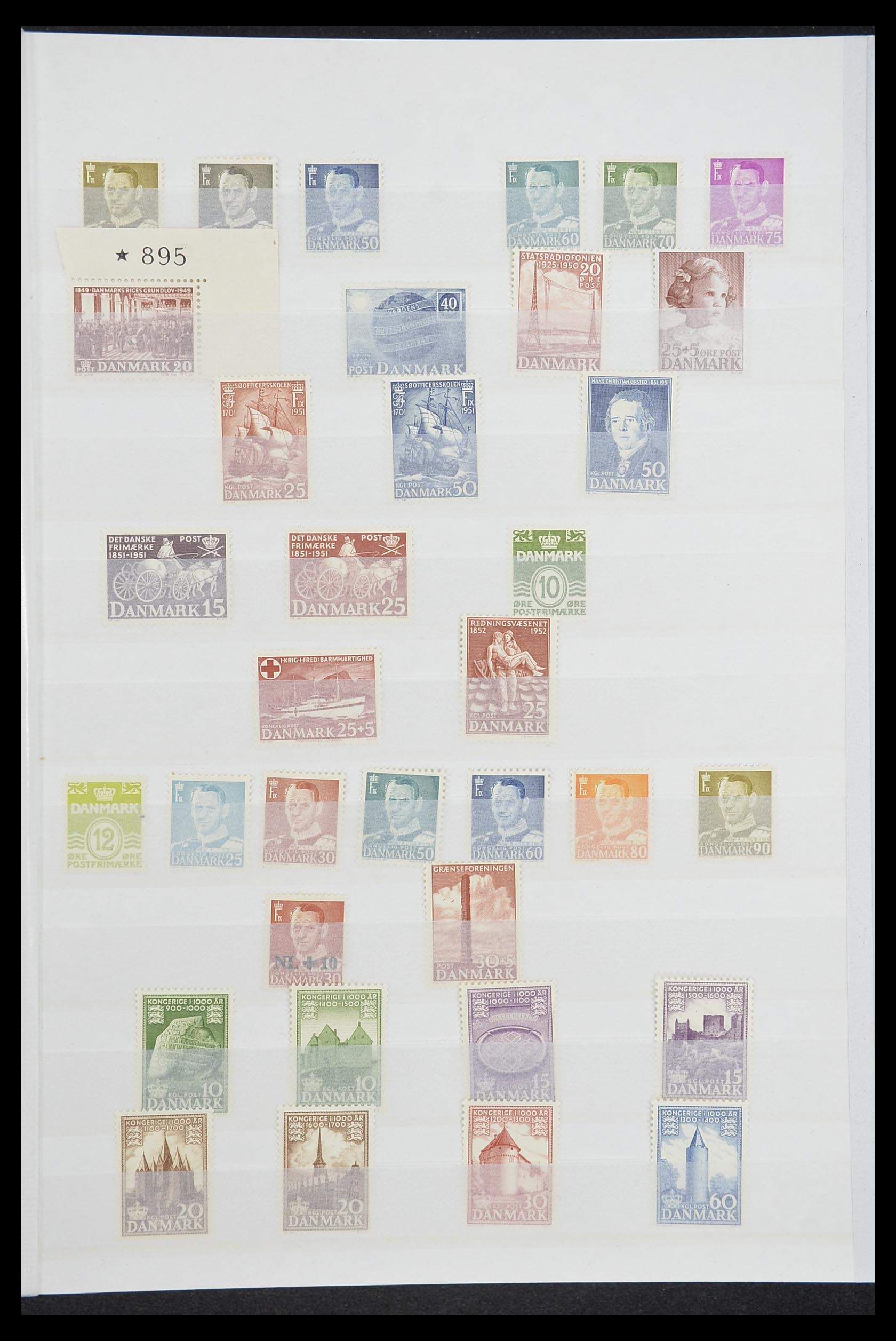 33832 007 - Postzegelverzameling 33832 Denemarken 1920-2015.