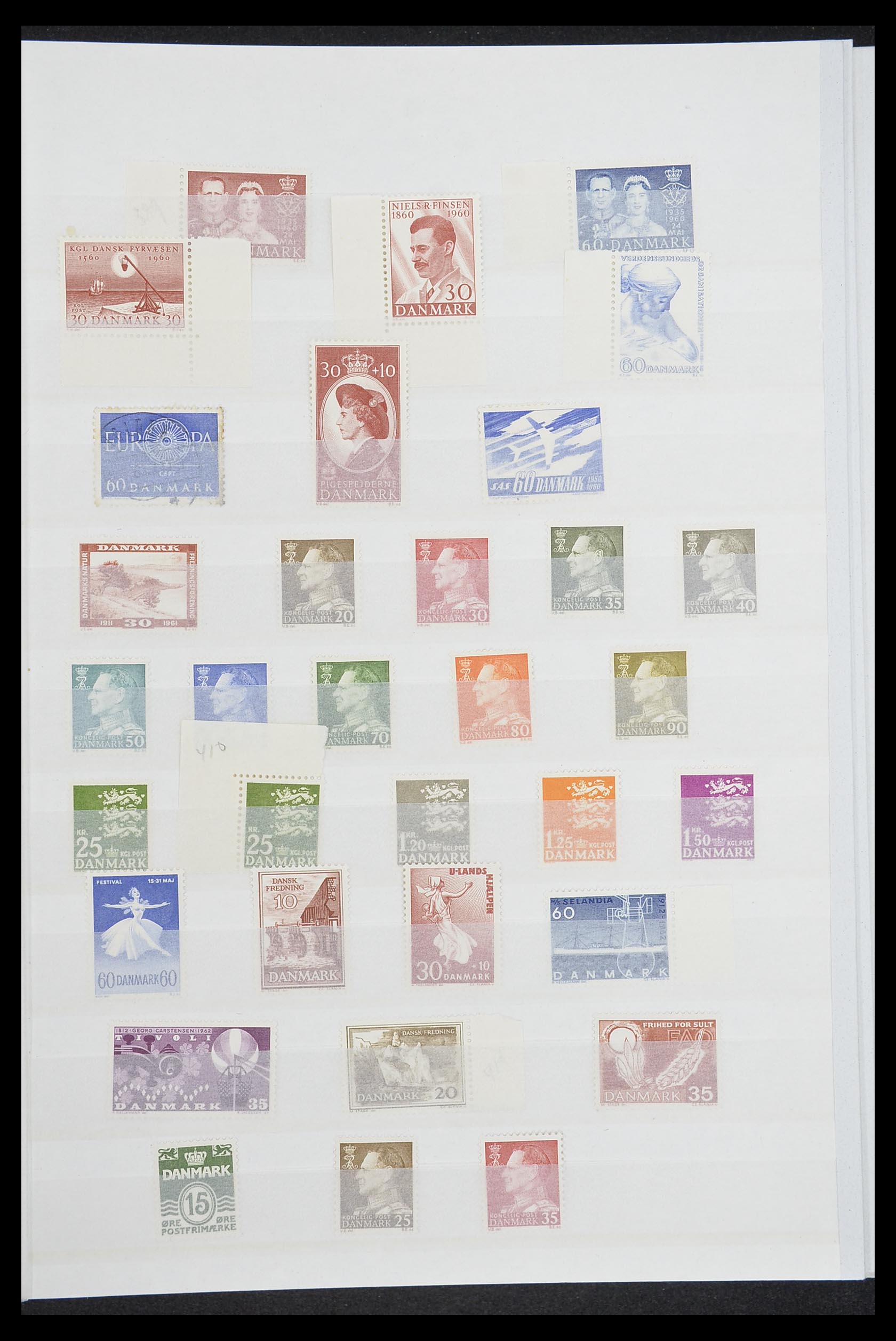 33832 009 - Postzegelverzameling 33832 Denemarken 1920-2015.