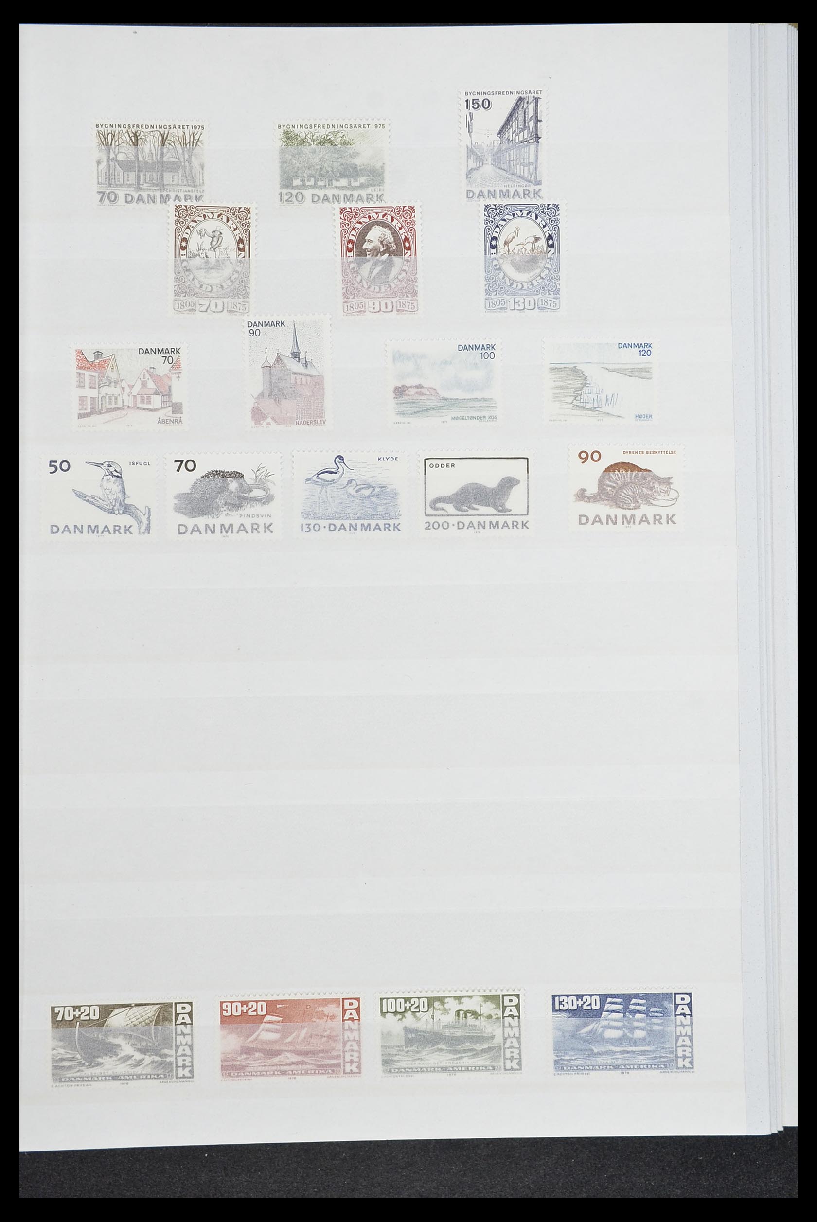 33832 017 - Postzegelverzameling 33832 Denemarken 1920-2015.