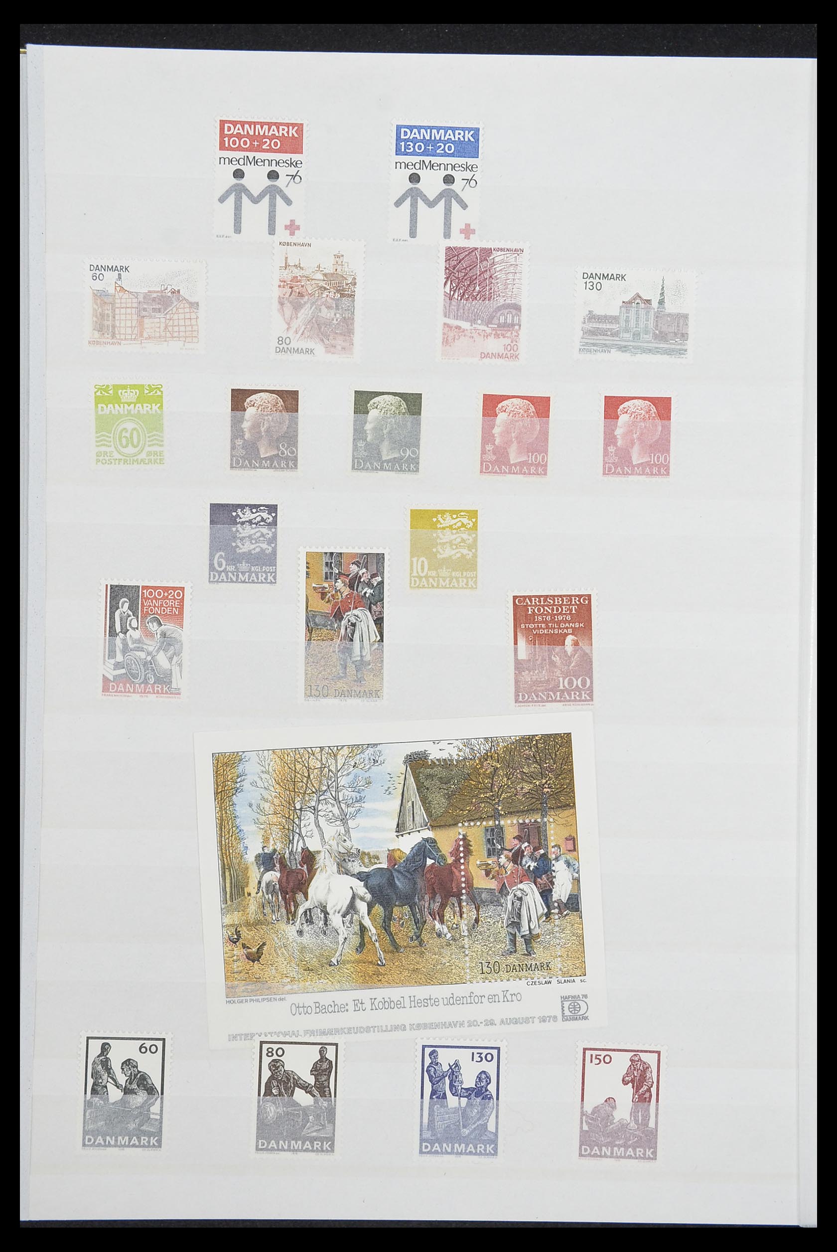 33832 018 - Postzegelverzameling 33832 Denemarken 1920-2015.