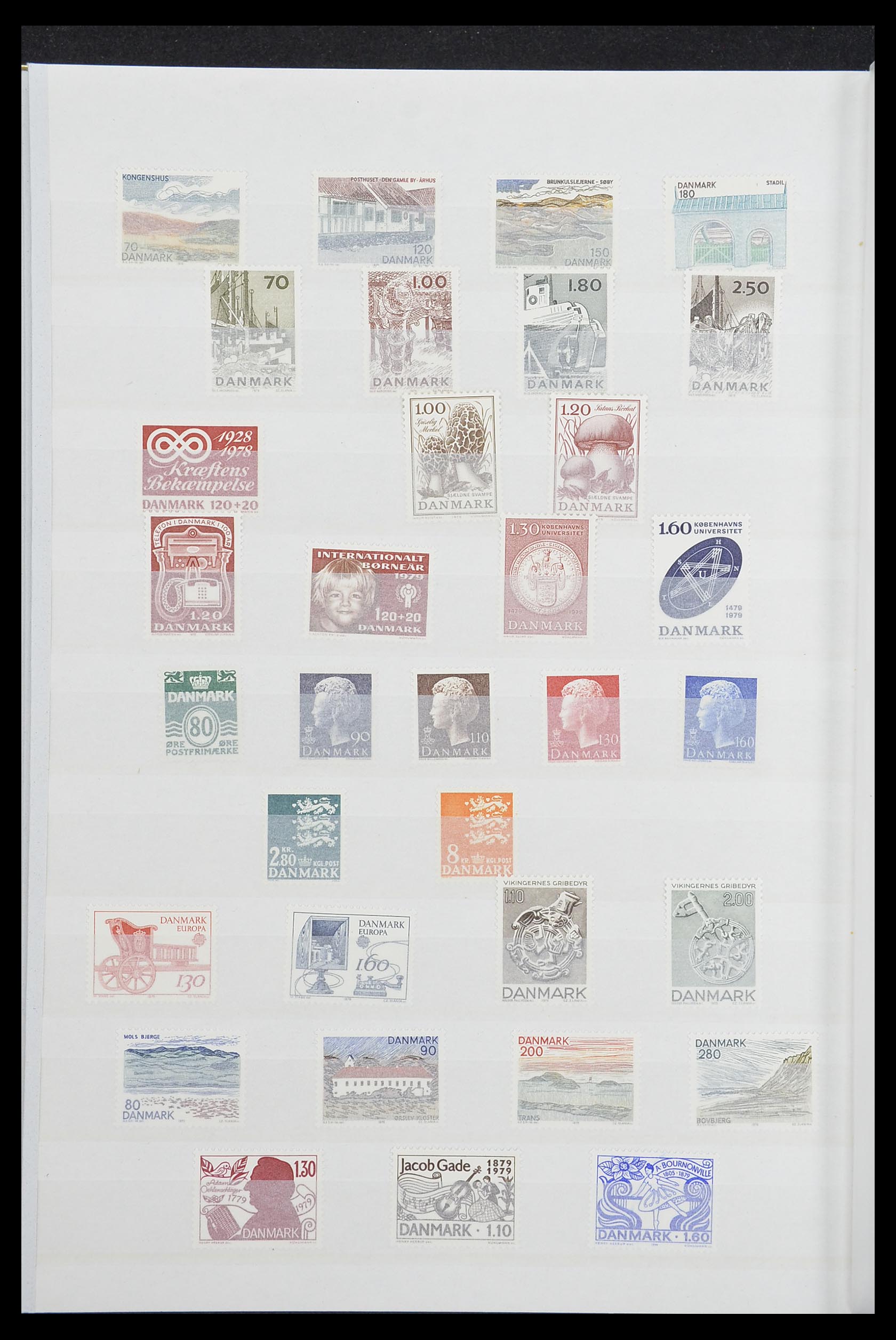 33832 020 - Postzegelverzameling 33832 Denemarken 1920-2015.
