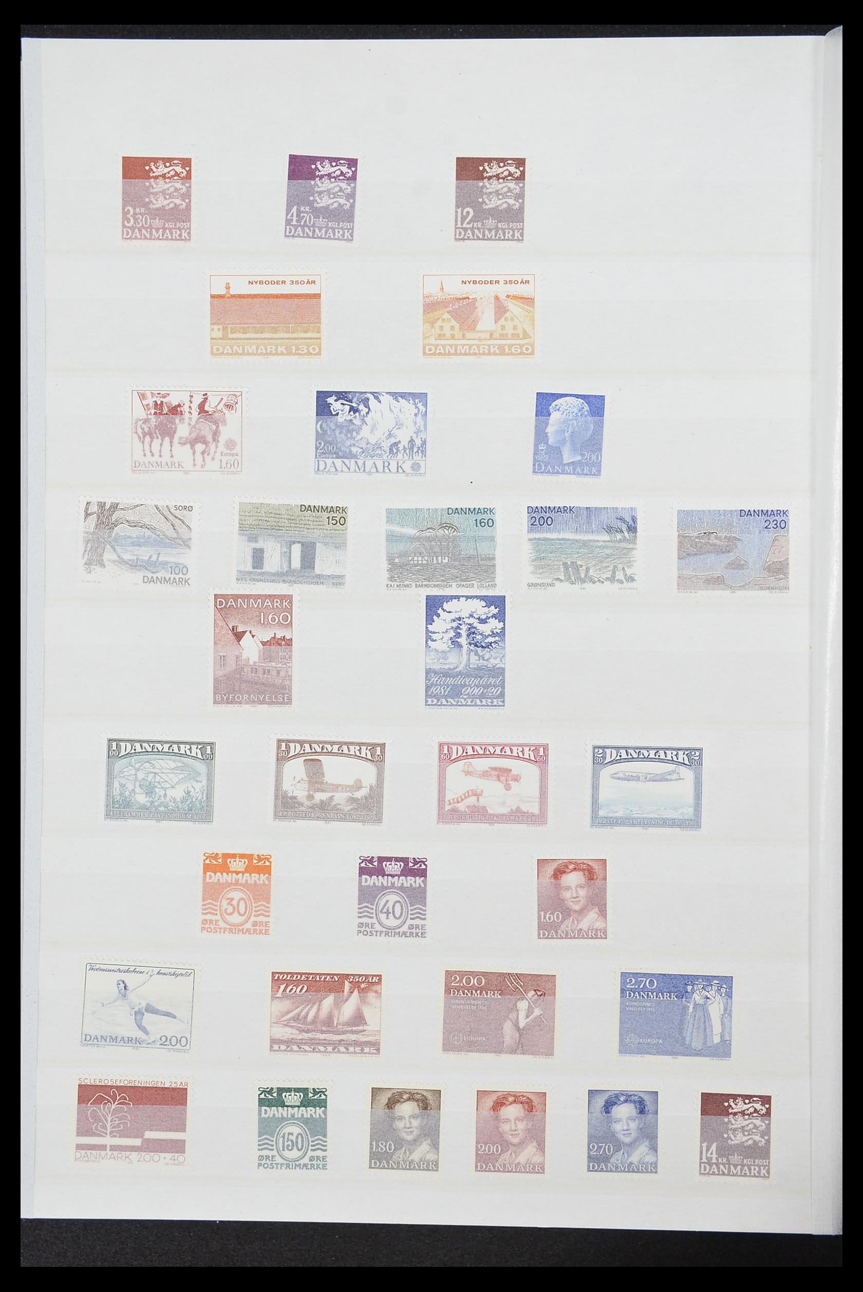 33832 022 - Stamp collection 33832 Denmark 1920-2015.