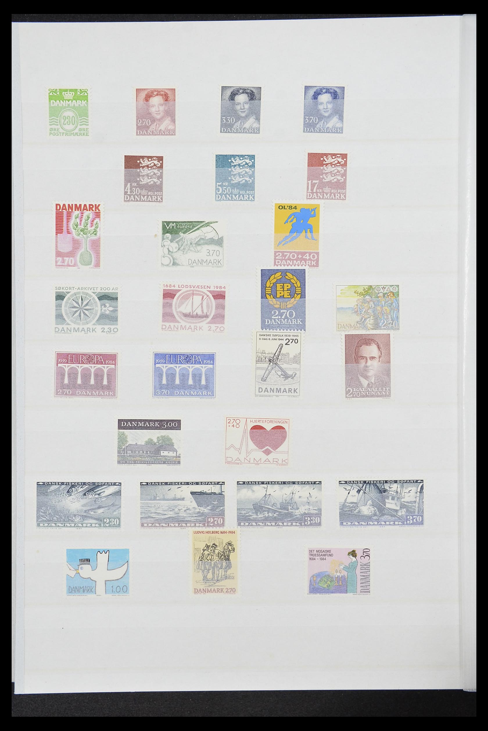 33832 024 - Stamp collection 33832 Denmark 1920-2015.