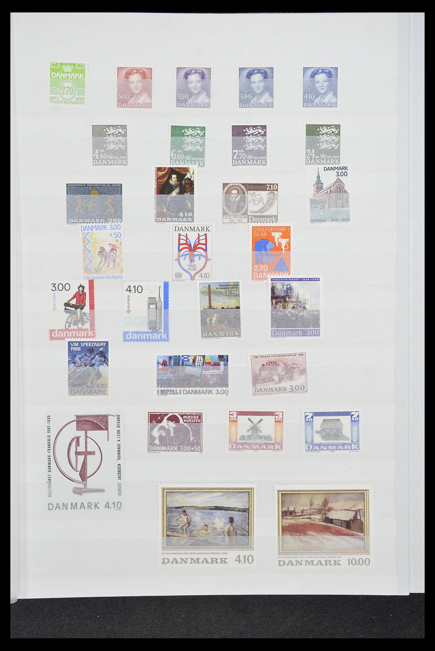 33832 028 - Stamp collection 33832 Denmark 1920-2015.