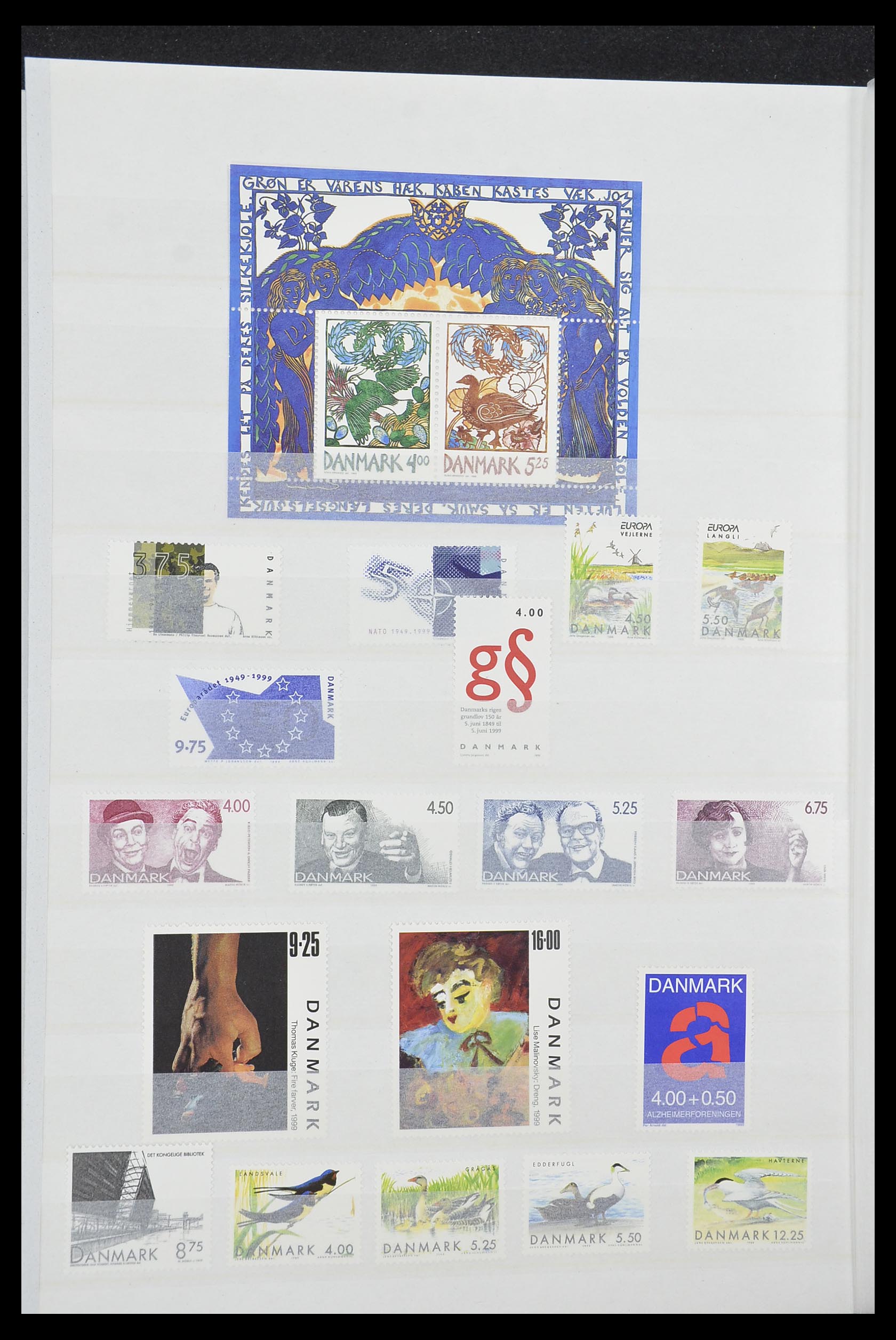 33832 042 - Postzegelverzameling 33832 Denemarken 1920-2015.